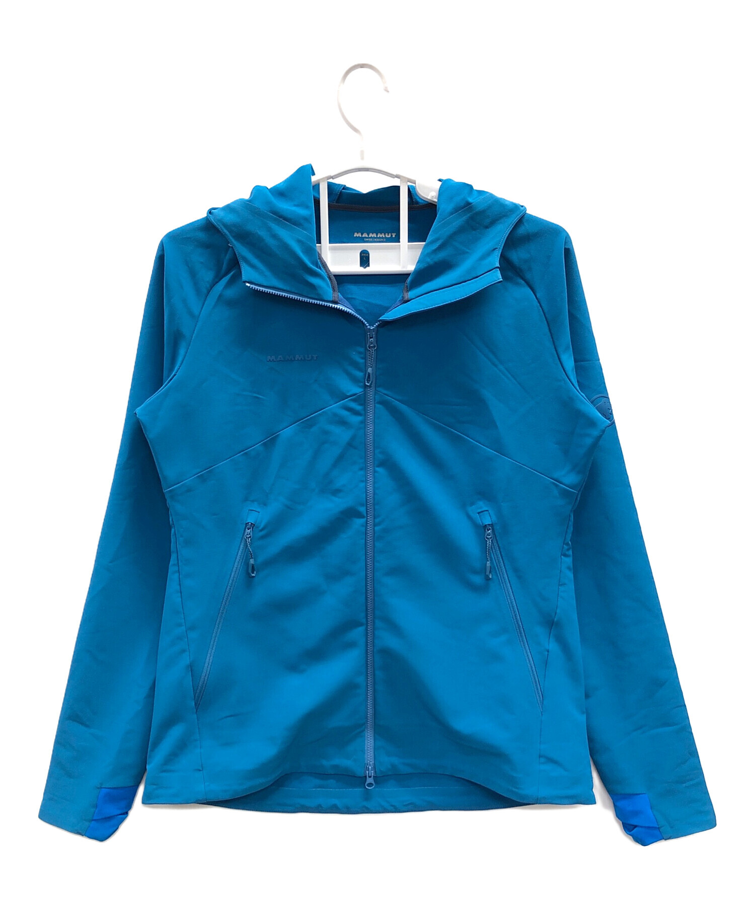 中古・古着通販】MAMMUT (マムート) ソフトシェルジャケット ブルー 