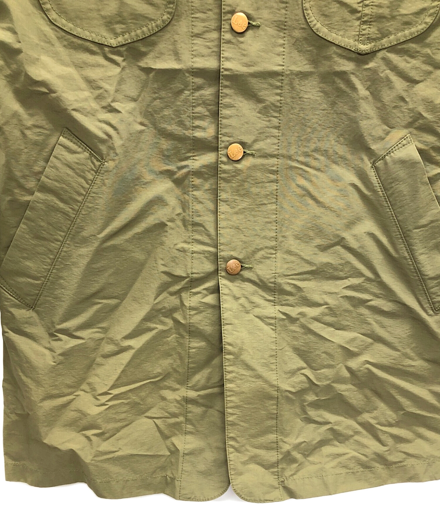 中古・古着通販】LEE (リー) カバーオール エンジニアコート オリーブ