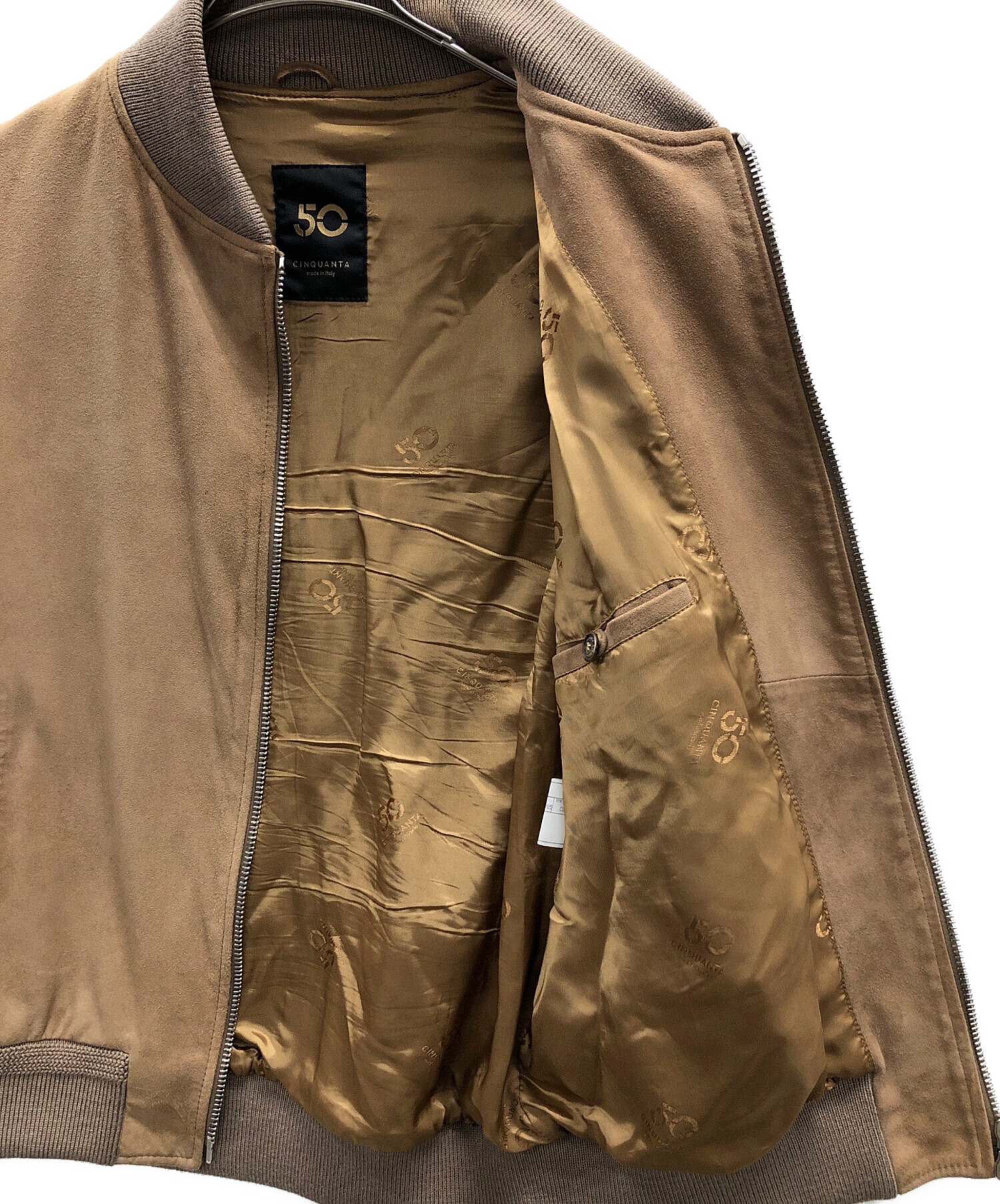 中古・古着通販】Cinquanta (チンクワンタ) レザージャケット スエード