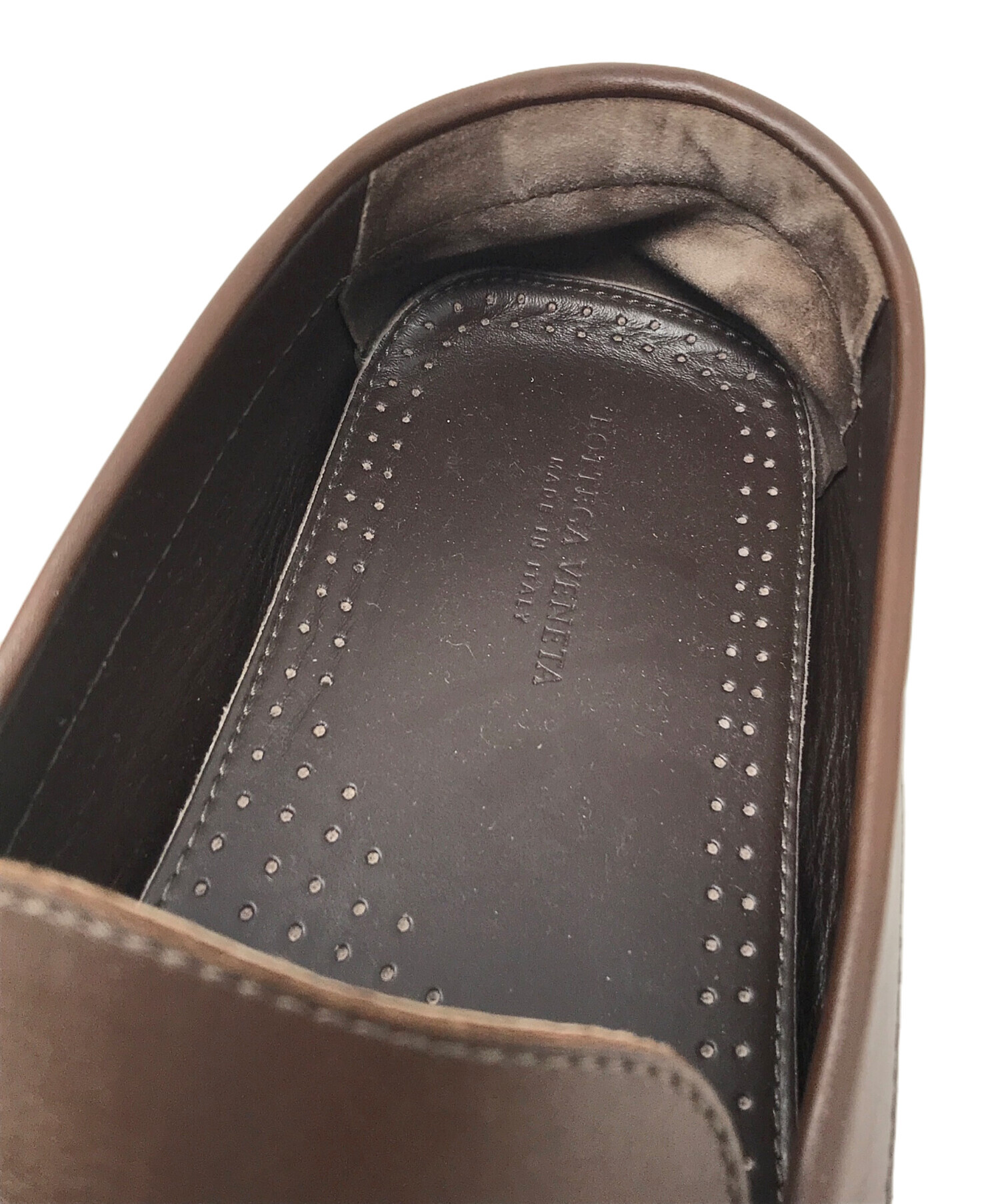 新品 10万 BOTTEGA VENETA レザー シューズ 40.5 スニーカー 