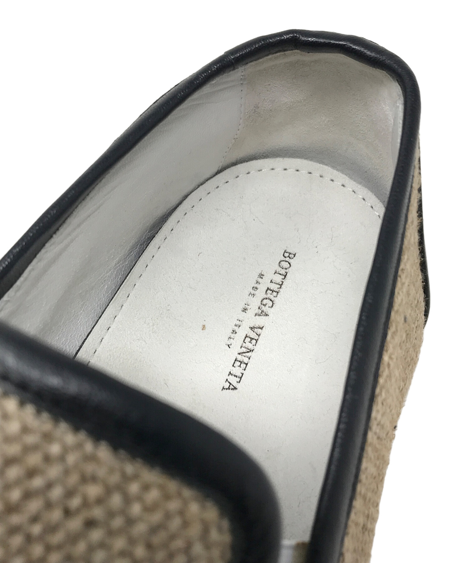 中古・古着通販】BOTTEGA VENETA (ボッテガベネタ) ジュートスリッポン 