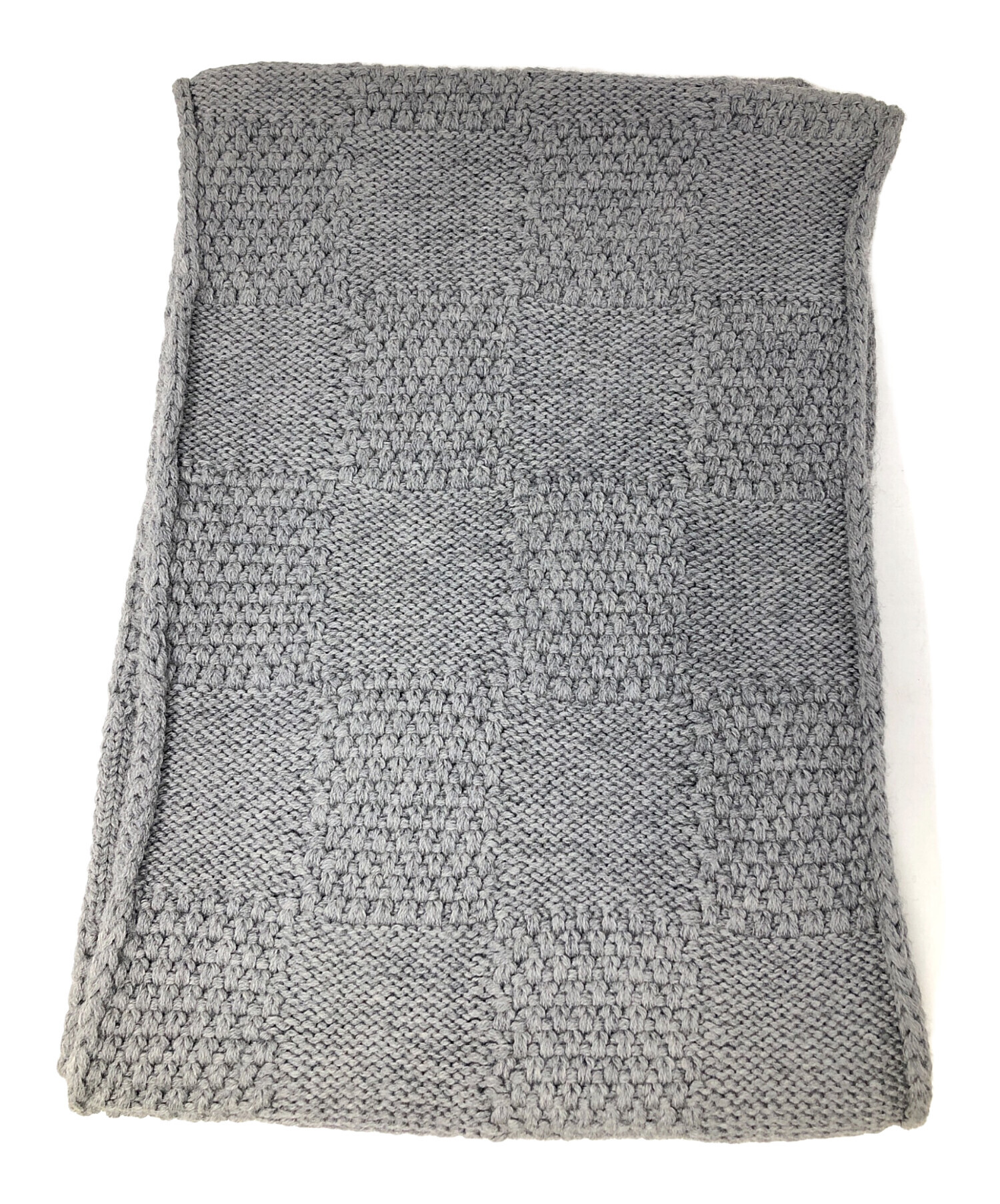 正規保証LOUIS VUITTON ダミエパターン　マフラー 中古・古着通販】LOUIS VUITTON (ルイ ヴィトン) エシャルプ・ダミエ