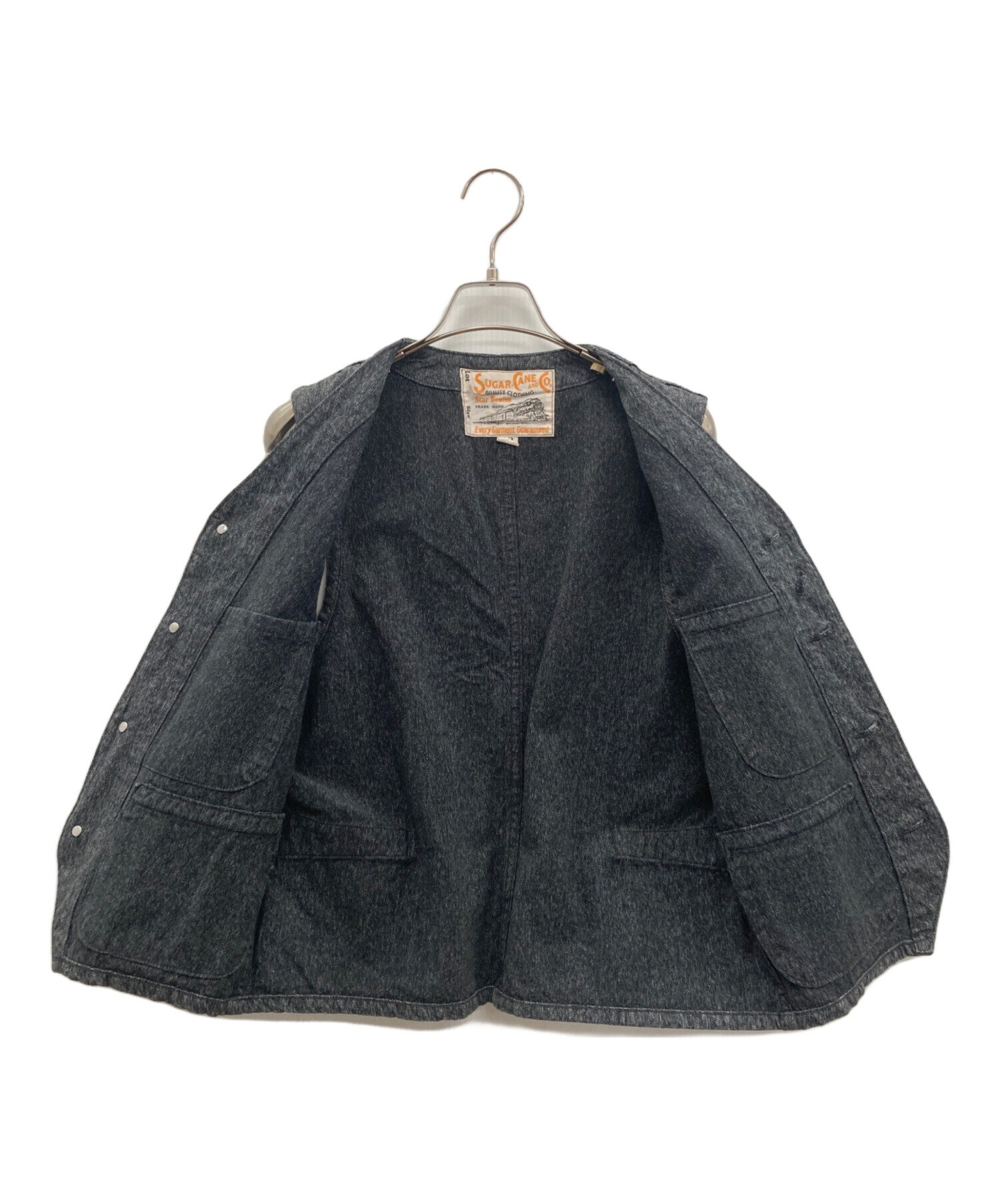 中古・古着通販】SUGAR CANE (シュガーケーン) 9oz. BLACK COVERT WORK