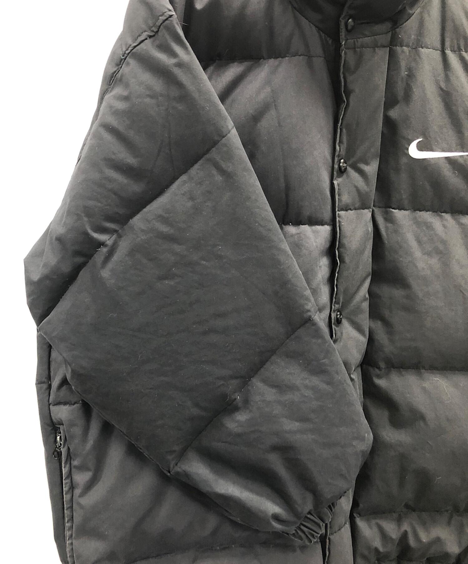 中古・古着通販】NIKE (ナイキ) ダウンジャケット ブラック サイズ:M