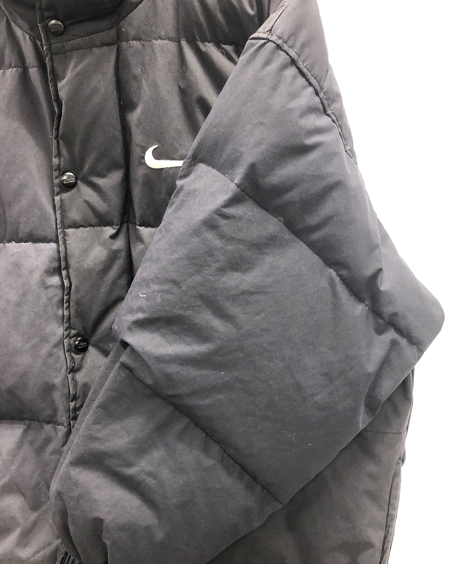 中古・古着通販】NIKE (ナイキ) ダウンジャケット ブラック サイズ:M