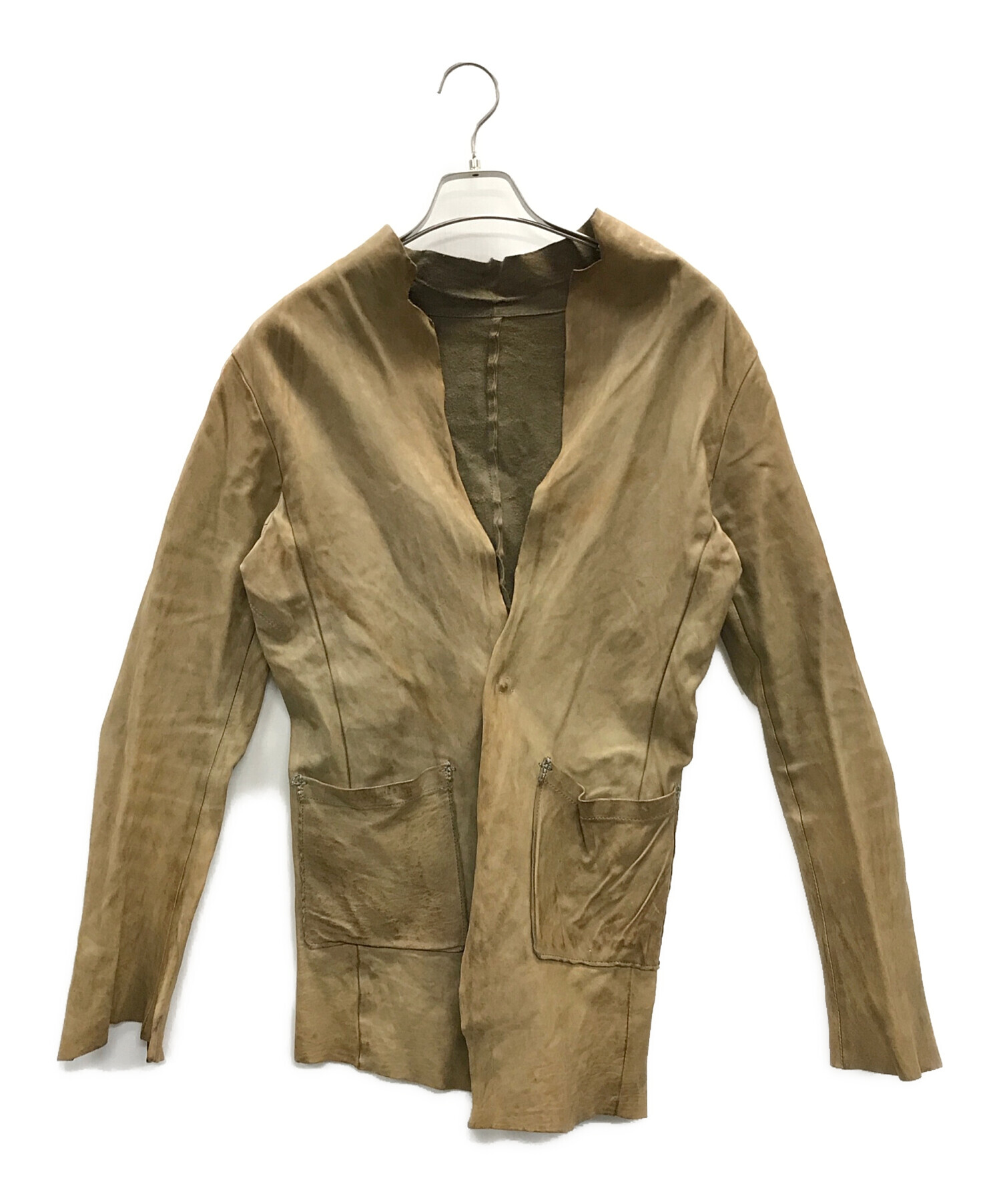 BACKL ASH ブラウン レザージャケット ISAMUKATAYAMA BACKLASH