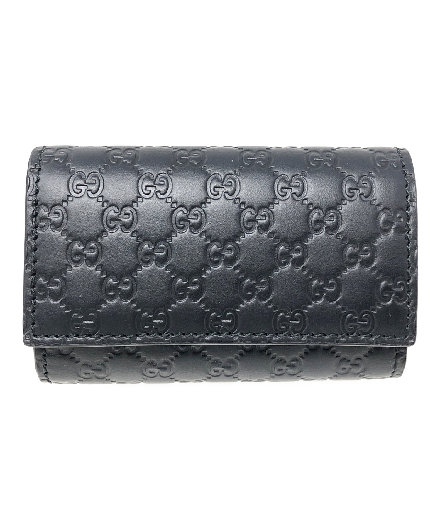 GUCCI グッチ 財布・ケース  黒 【古着】【中古】【送料無料】 中古・古着通販】GUCCI (グッチ) GGマトラッセカードケースウォレット