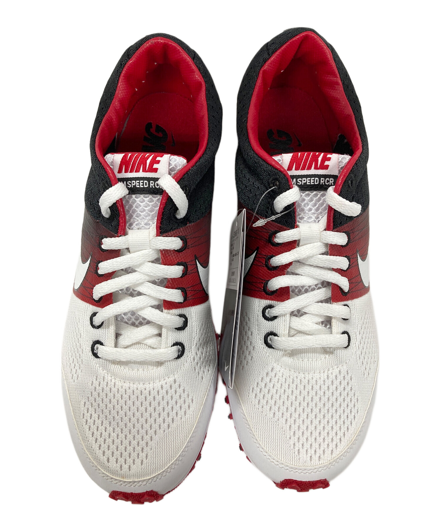 ブラック/ランニングホワイト/レッド 中古・古着通販】NIKE (ナイキ) ランニングシューズ レッド×ホワイト