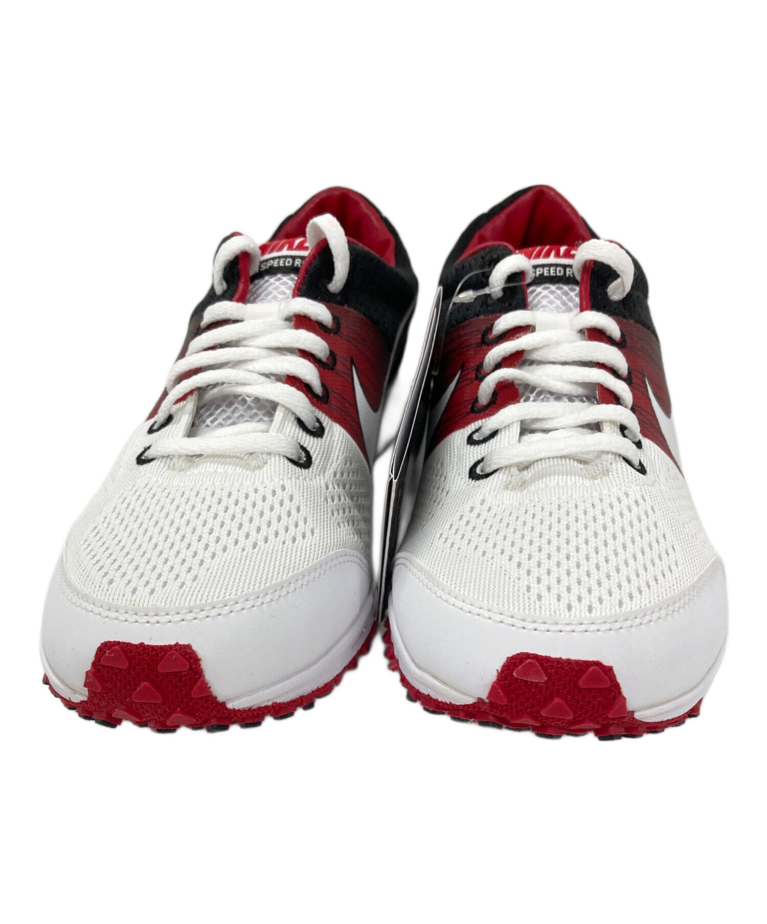 中古・古着通販】NIKE (ナイキ) ランニングシューズ レッド×ホワイト