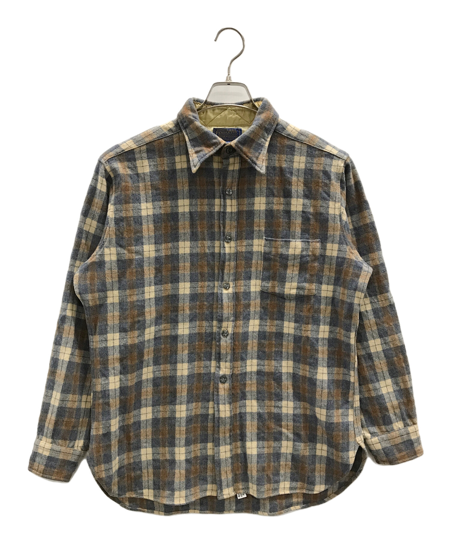 【70年代、ウールシャツジャケット】PENDLETON古着アメカジFJ厚手XL 70年代、ウールシャツジャケット】PENDLETON古着アメカジFJ厚手XL