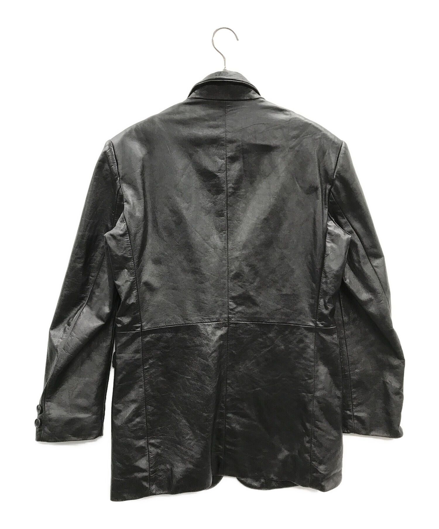 中古・古着通販】FICCE (フィッチェ) レザージャケット ブラック