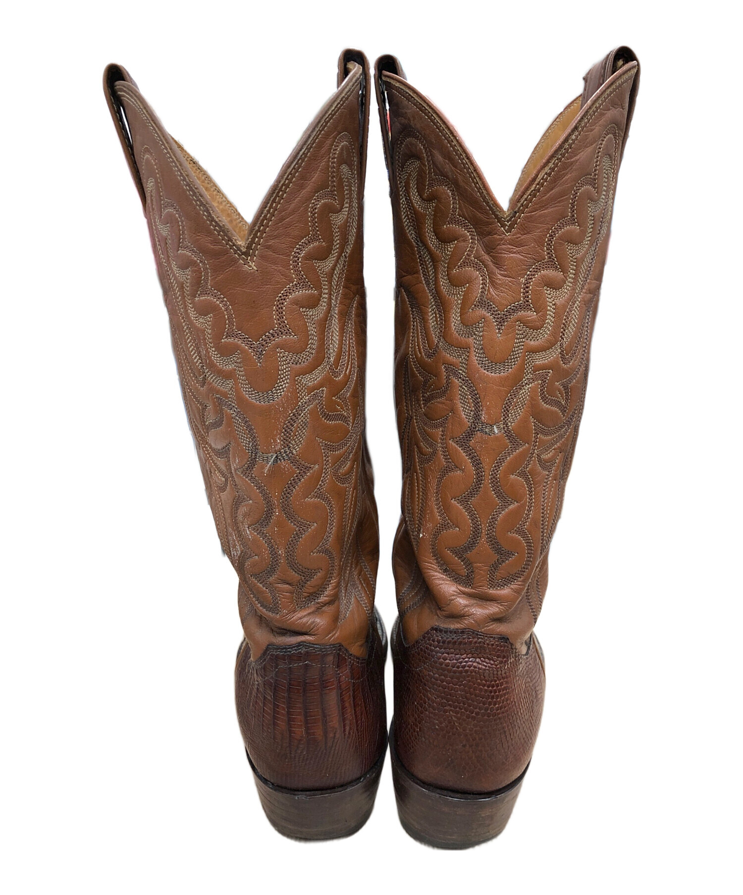 【希少✨】Justin リザード ウェスタンブーツ 中古・古着通販】JUSTIN (ジャスティン) ウェスタンブーツ リザード