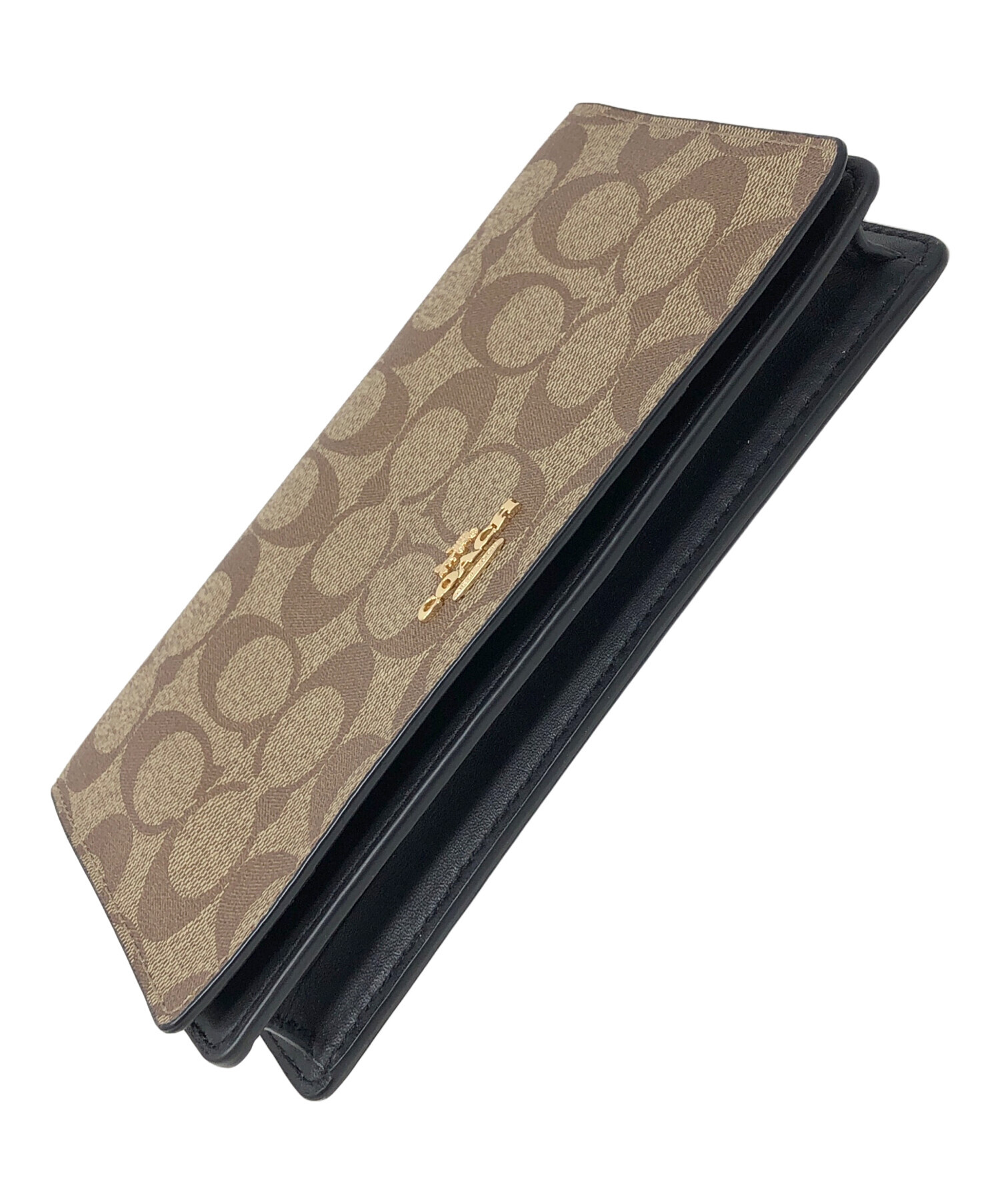 中古・古着通販】COACH (コーチ) ポシェット シグネチャー ブラウン 