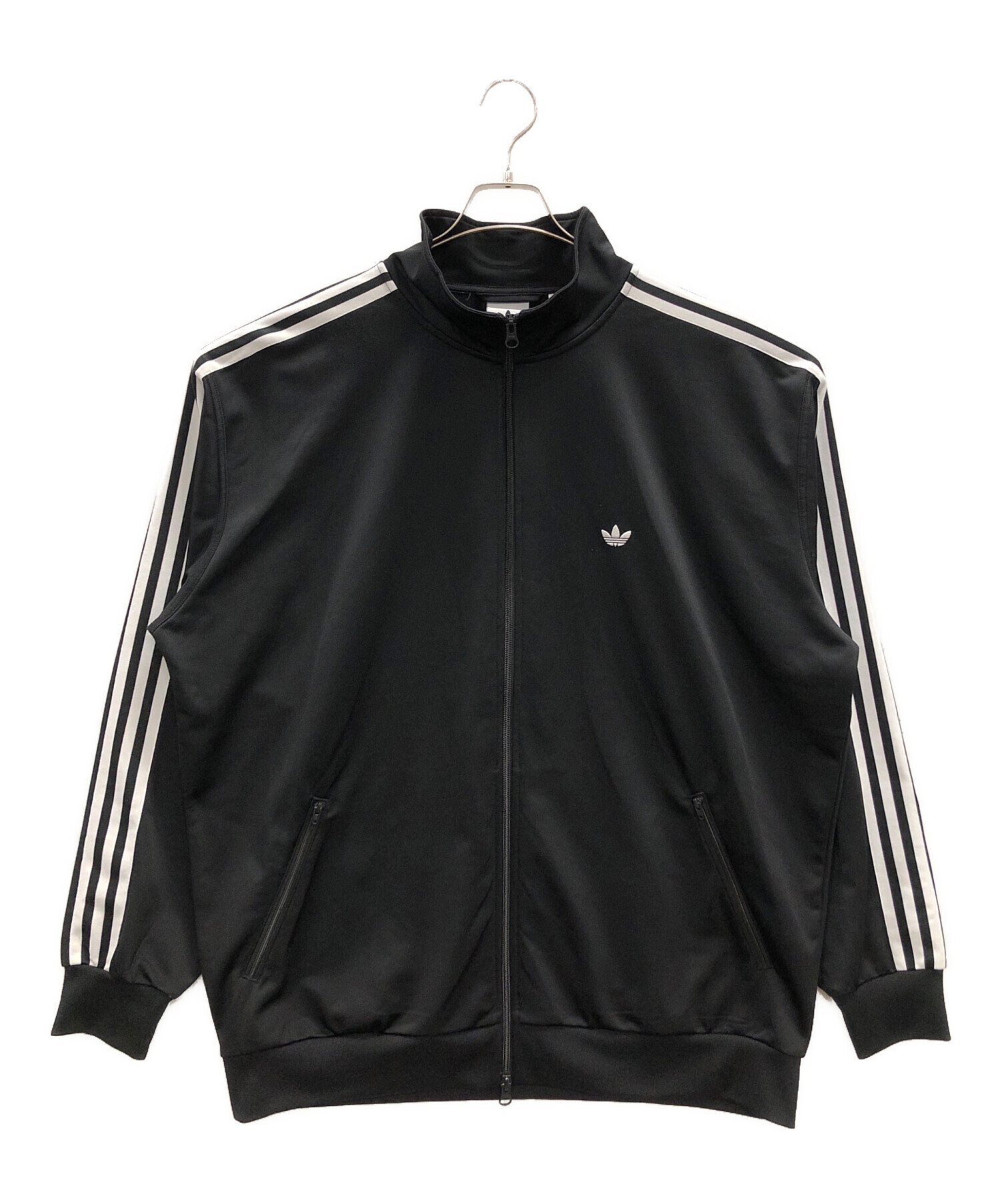 アディダス トラックジャケット ベッケンバウアー 古着 黒 2XL 16110 中古・古着通販】adidas (アディダス) トラックジャケット ベッケン