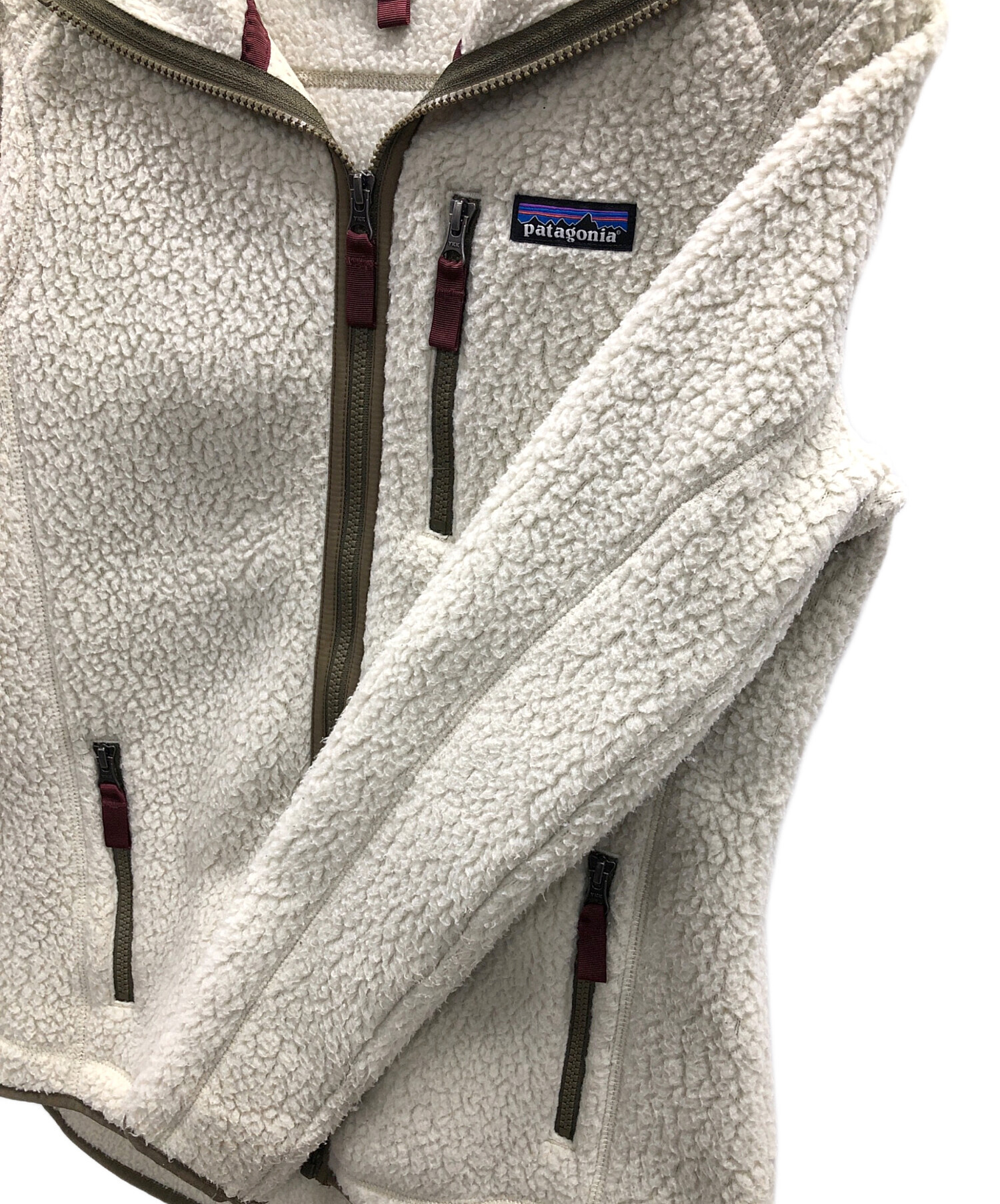 中古・古着通販】Patagonia (パタゴニア) フリースジャケット ホワイト 