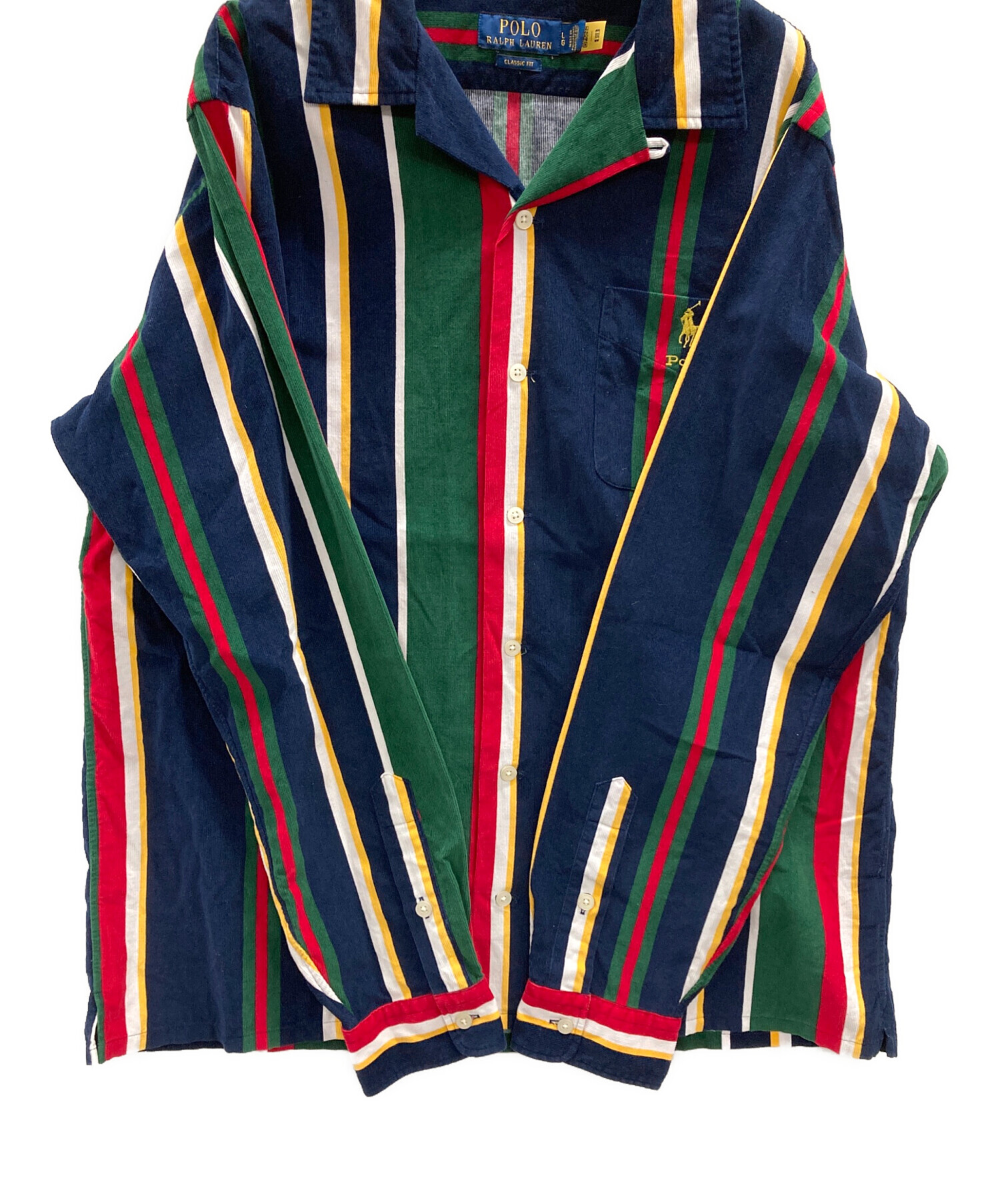 【新品未使用】ラルフローレン　コーデュロイ長袖シャツＬサイズ 2025年最新】ラルフローレン コーデュロイシャツの人気アイテム