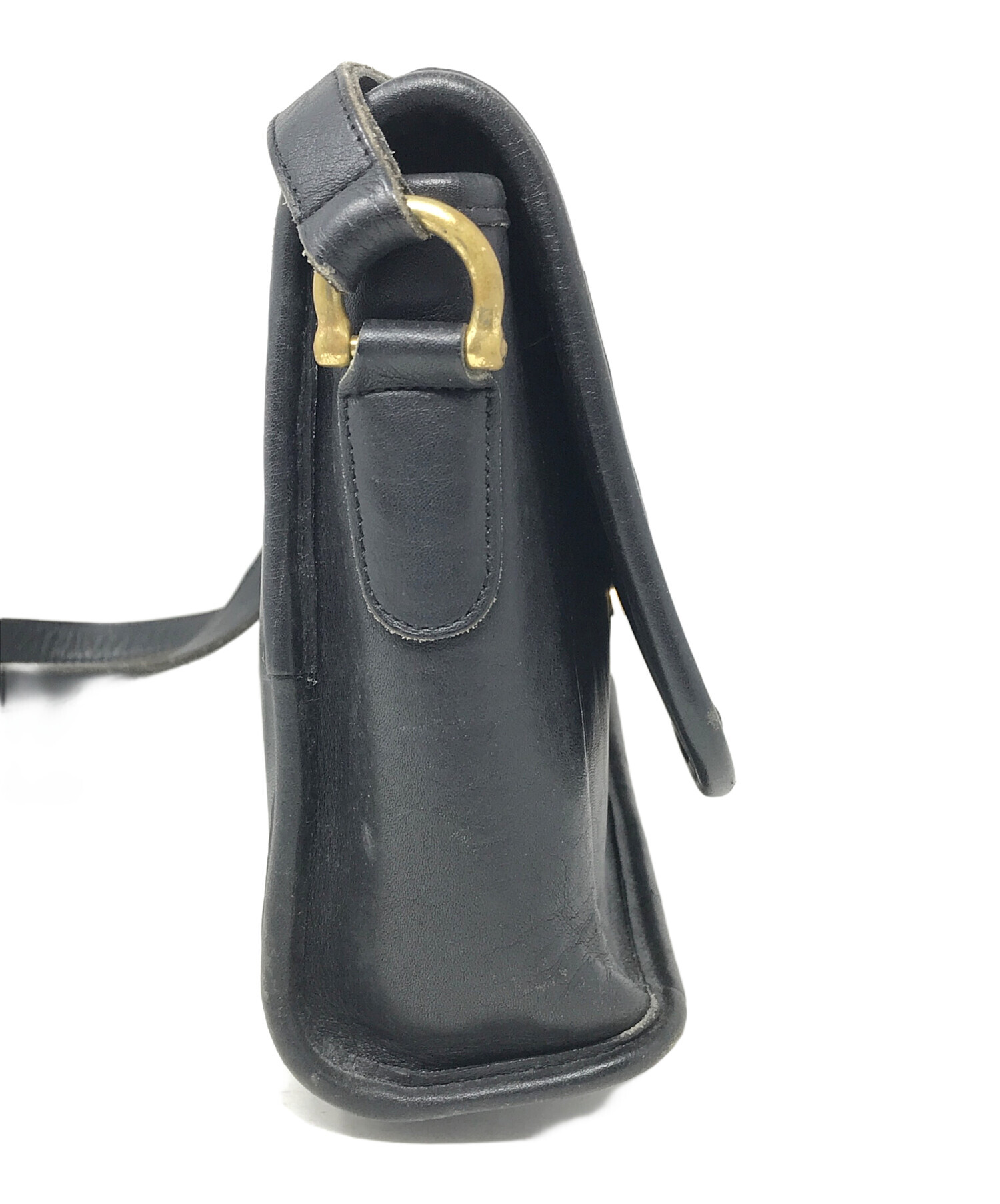 中古・古着通販】COACH (コーチ) ショルダーバッグ ブラック サイズ