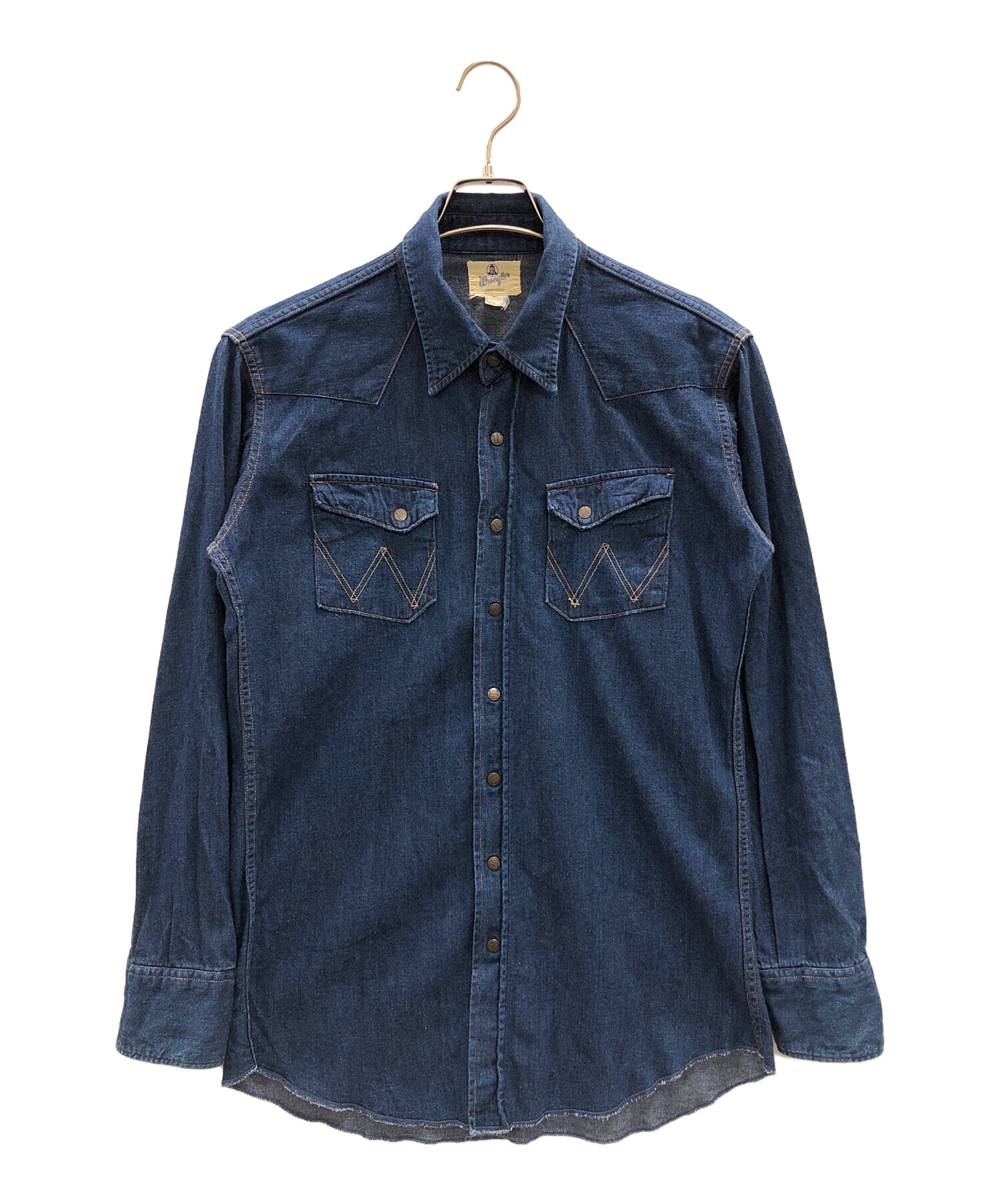 中古・古着通販】Wrangler (ラングラー) 長袖シャツ デニムウエスタン 