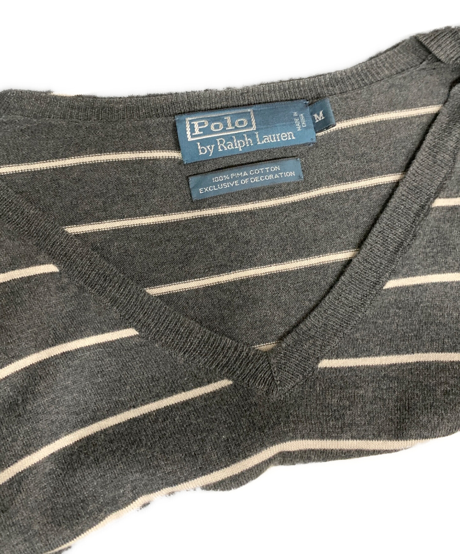 中古・古着通販】POLO RALPH LAUREN (ポロ・ラルフローレン) Vネック