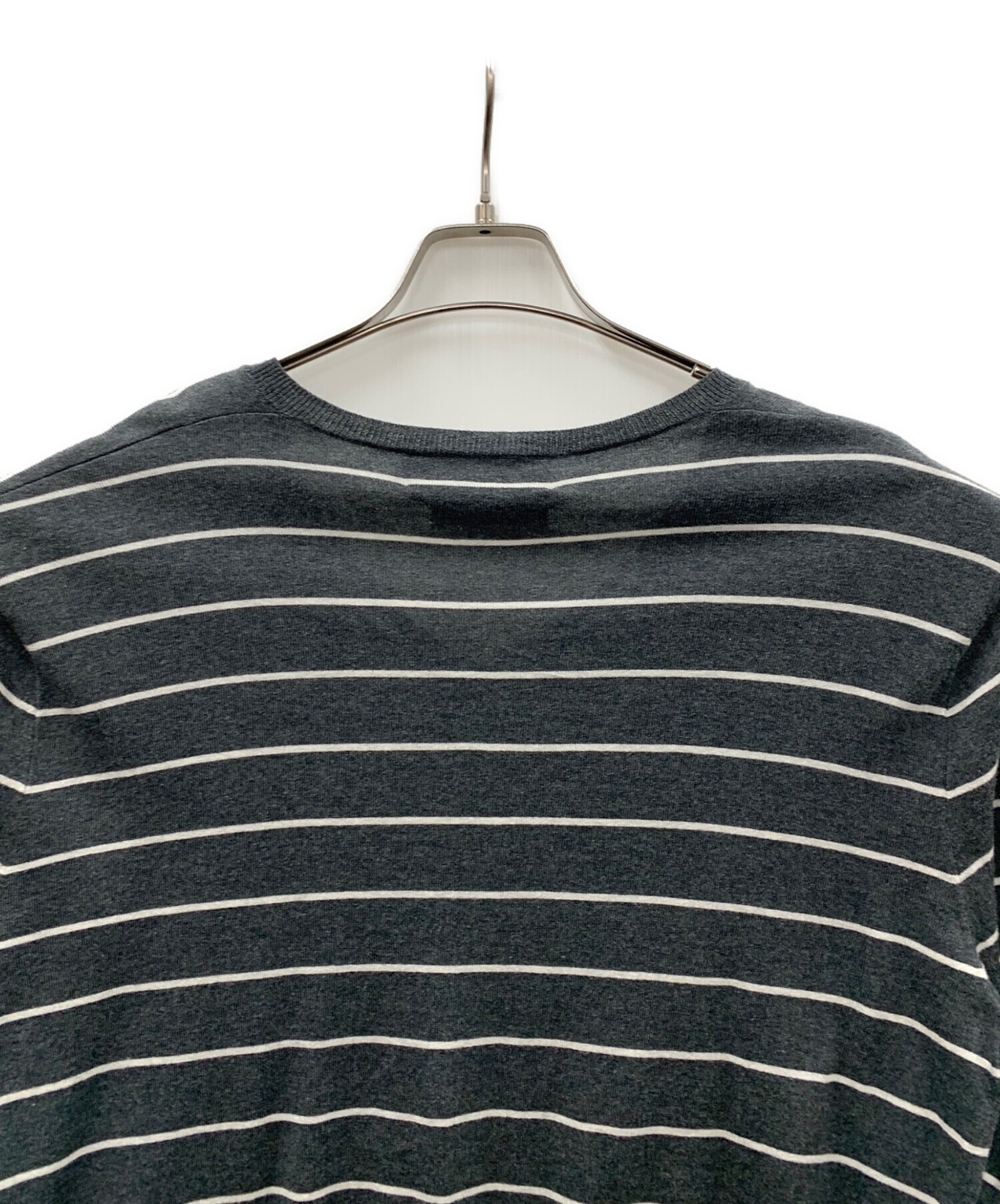 Ralph Lauren ボーダー柄 長袖カットソー 中古・古着通販】POLO RALPH LAUREN (ポロ・ラルフローレン) Vネック