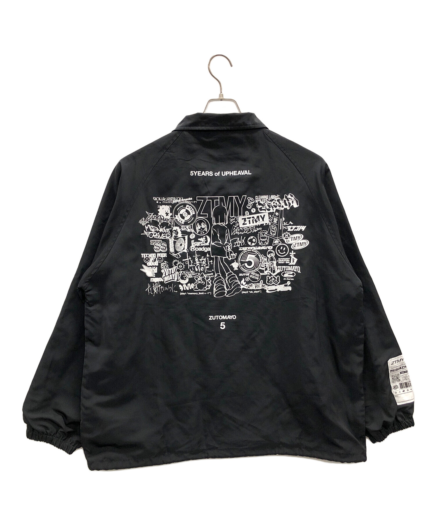 中古・古着通販】ZUTOMAYO (ズトマヨ) コーチジャケット ブラック