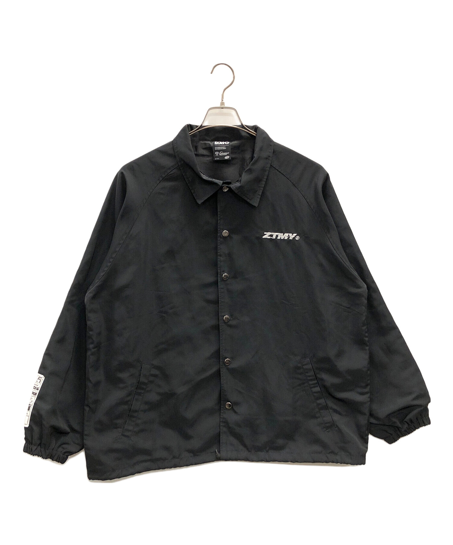 中古・古着通販】ZUTOMAYO (ズトマヨ) コーチジャケット ブラック