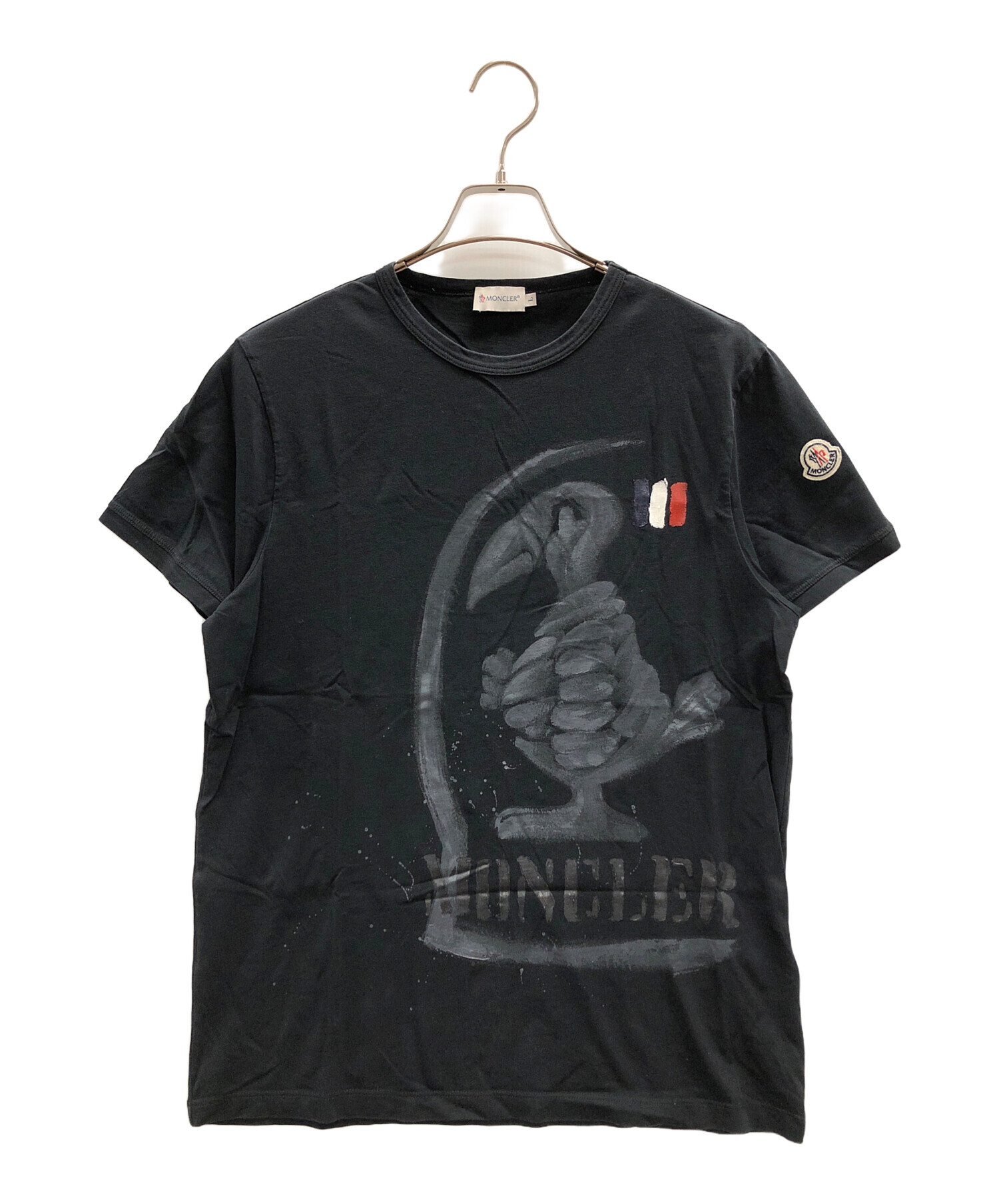 モンクレールTシャツ 黒Lサイズ