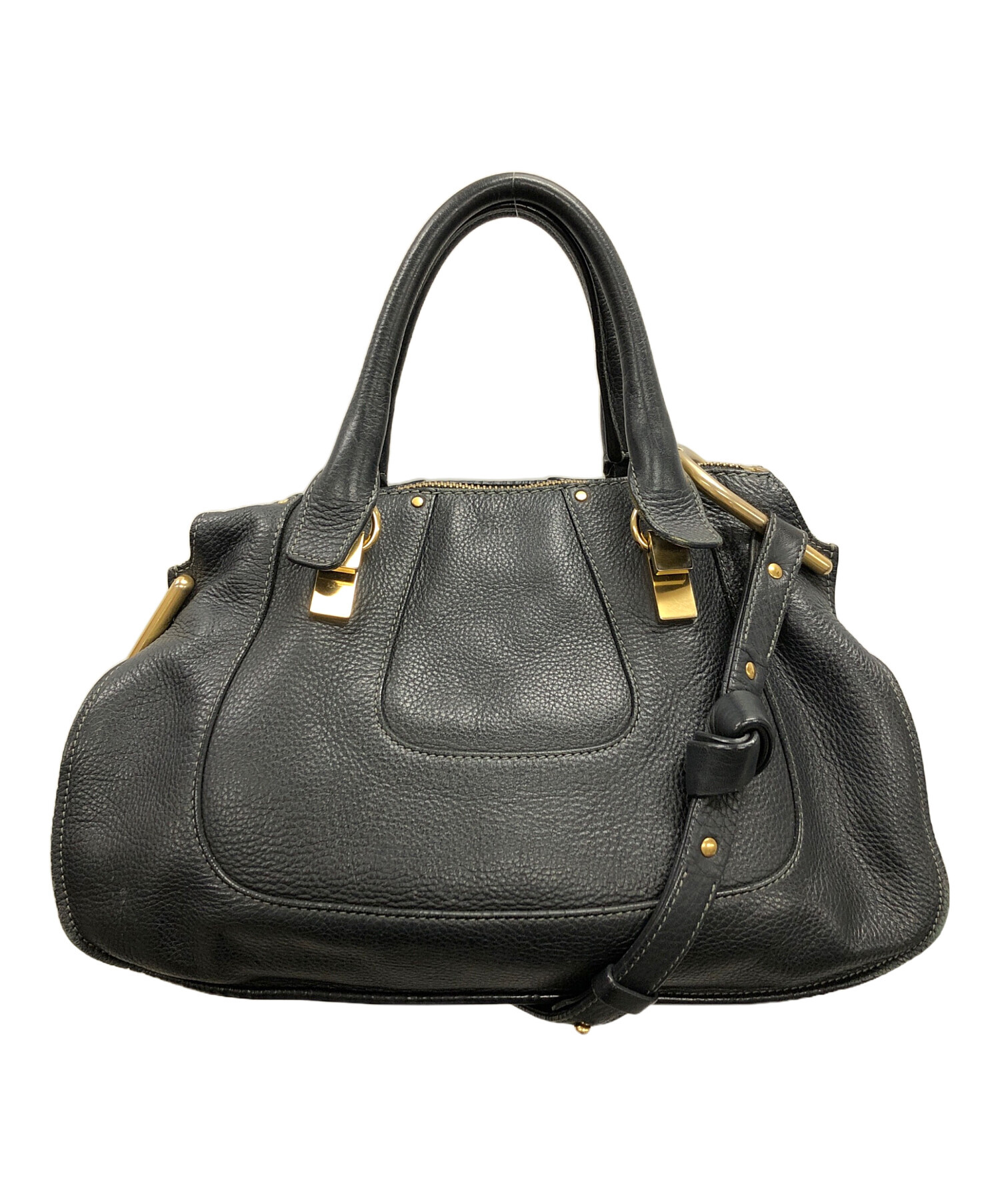 Chloe HAYLEY 2way ハンドバッグ ホーボー レザー スウェード 中古・古着通販】Chloe (クロエ) 2WAYバッグ ハンドバッグ ショルダー