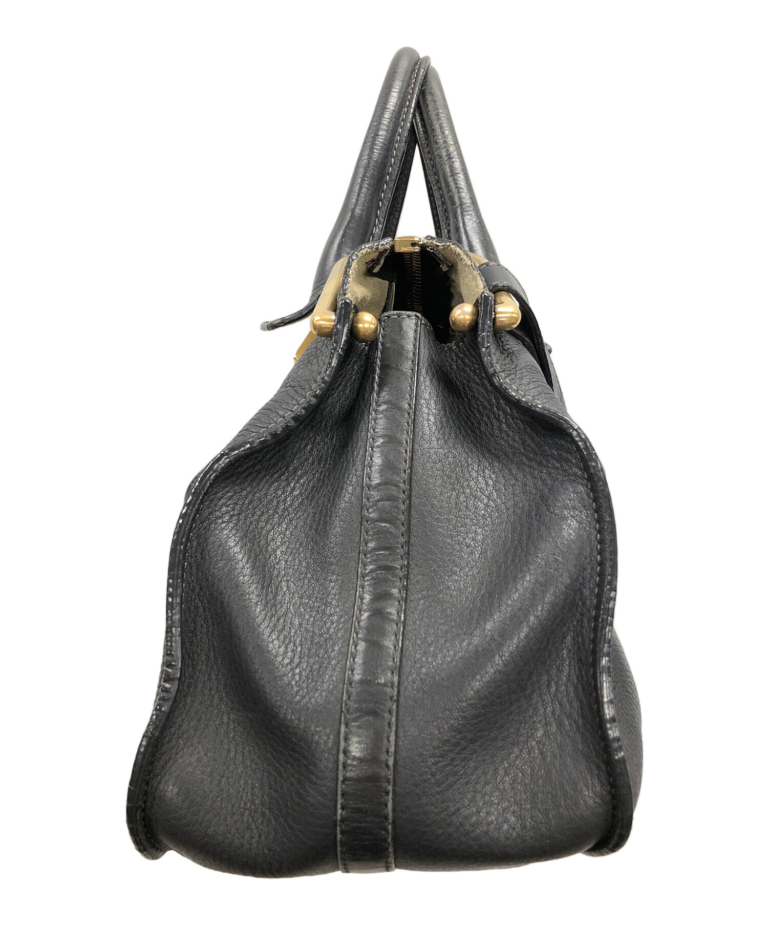 美品！Chloe クロエ ヘイリー HAYLEY 2way レザー ハンドバッグ 中古・古着通販】Chloe (クロエ) 2WAYバッグ ハンドバッグ ショルダー