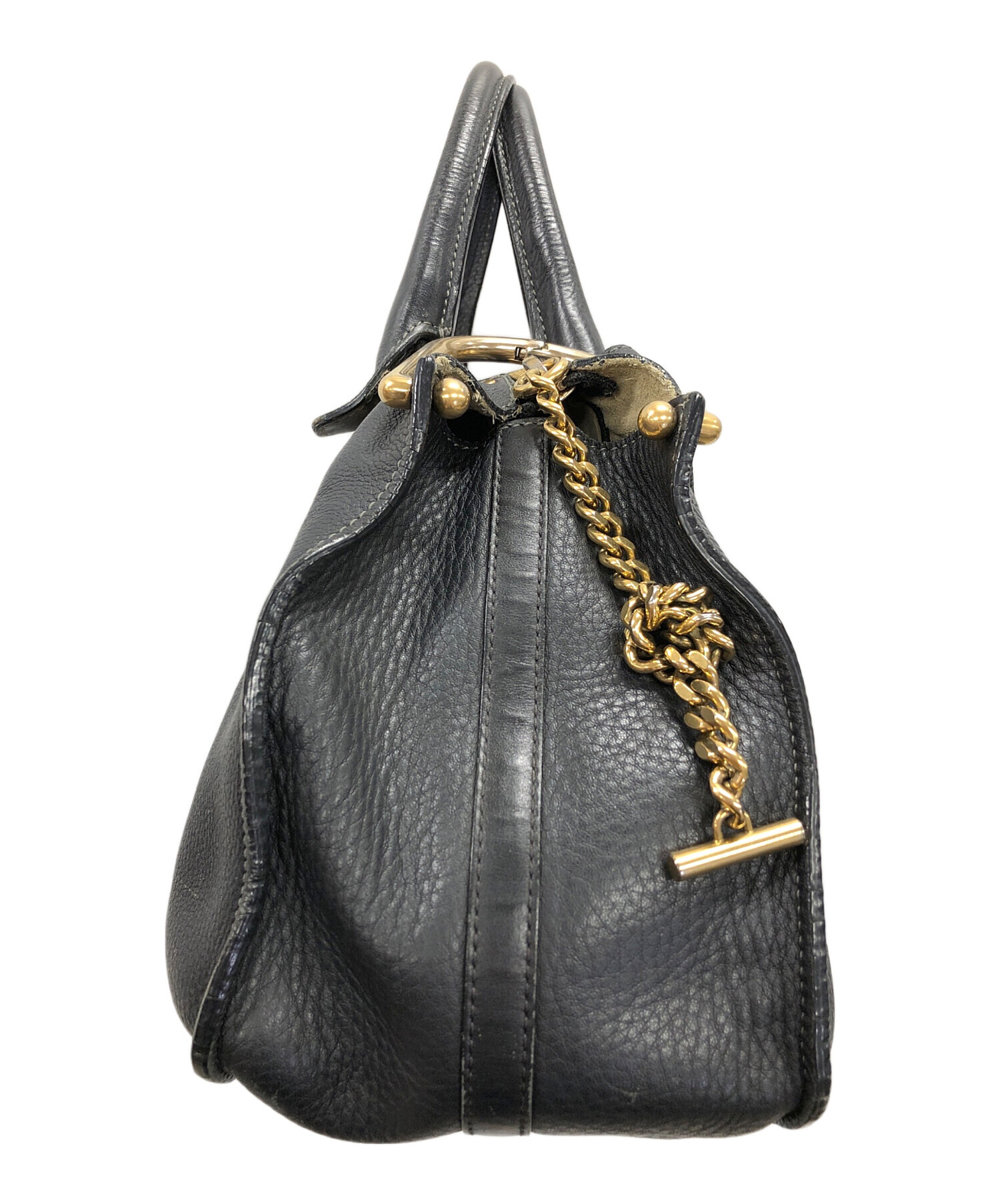 Chloe HAYLEY 2way ハンドバッグ ホーボー レザー スウェード 中古・古着通販】Chloe (クロエ) 2WAYバッグ ハンドバッグ ショルダー
