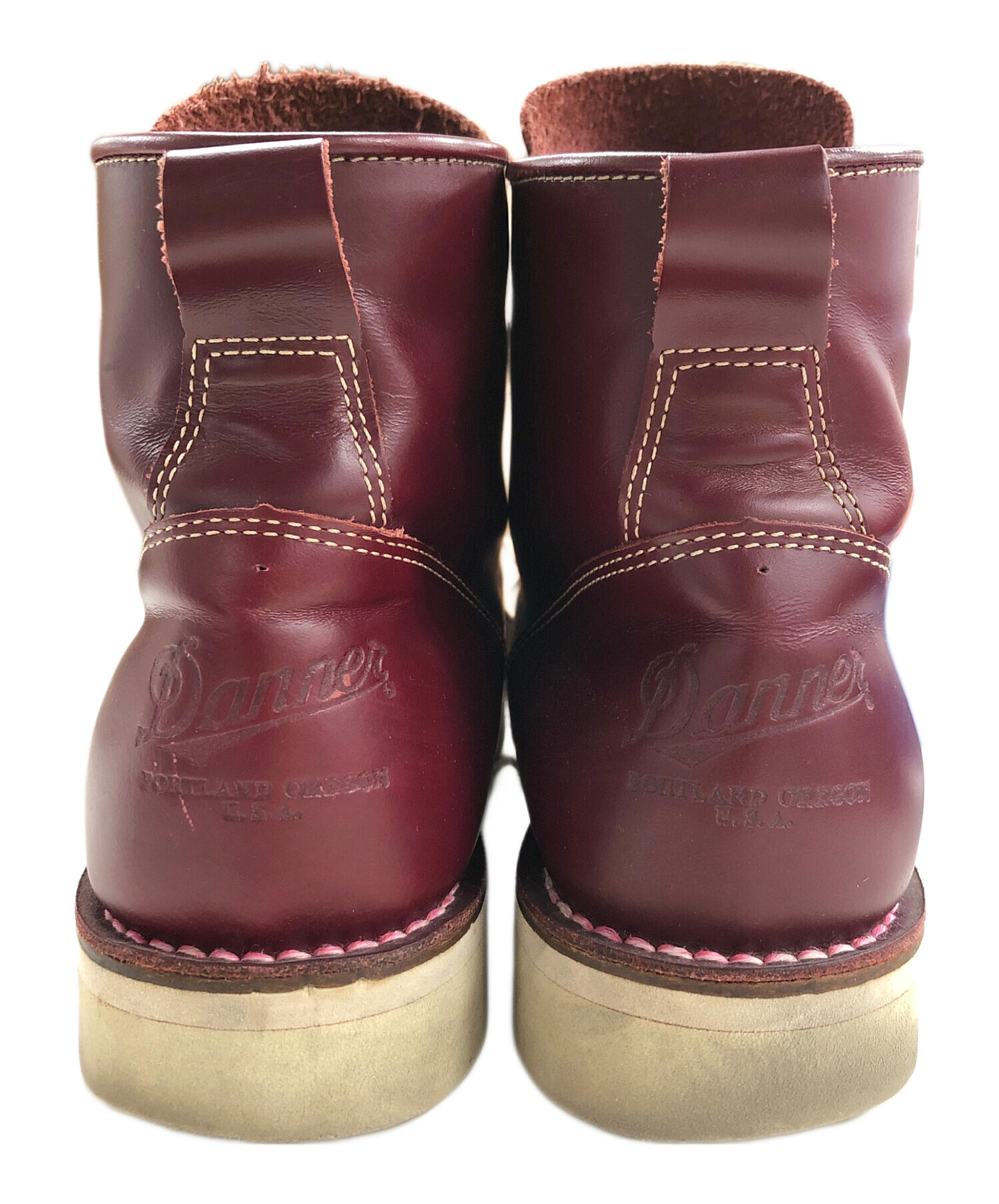 中古・古着通販】Danner (ダナー) ワークブーツ ワインレッド サイズ