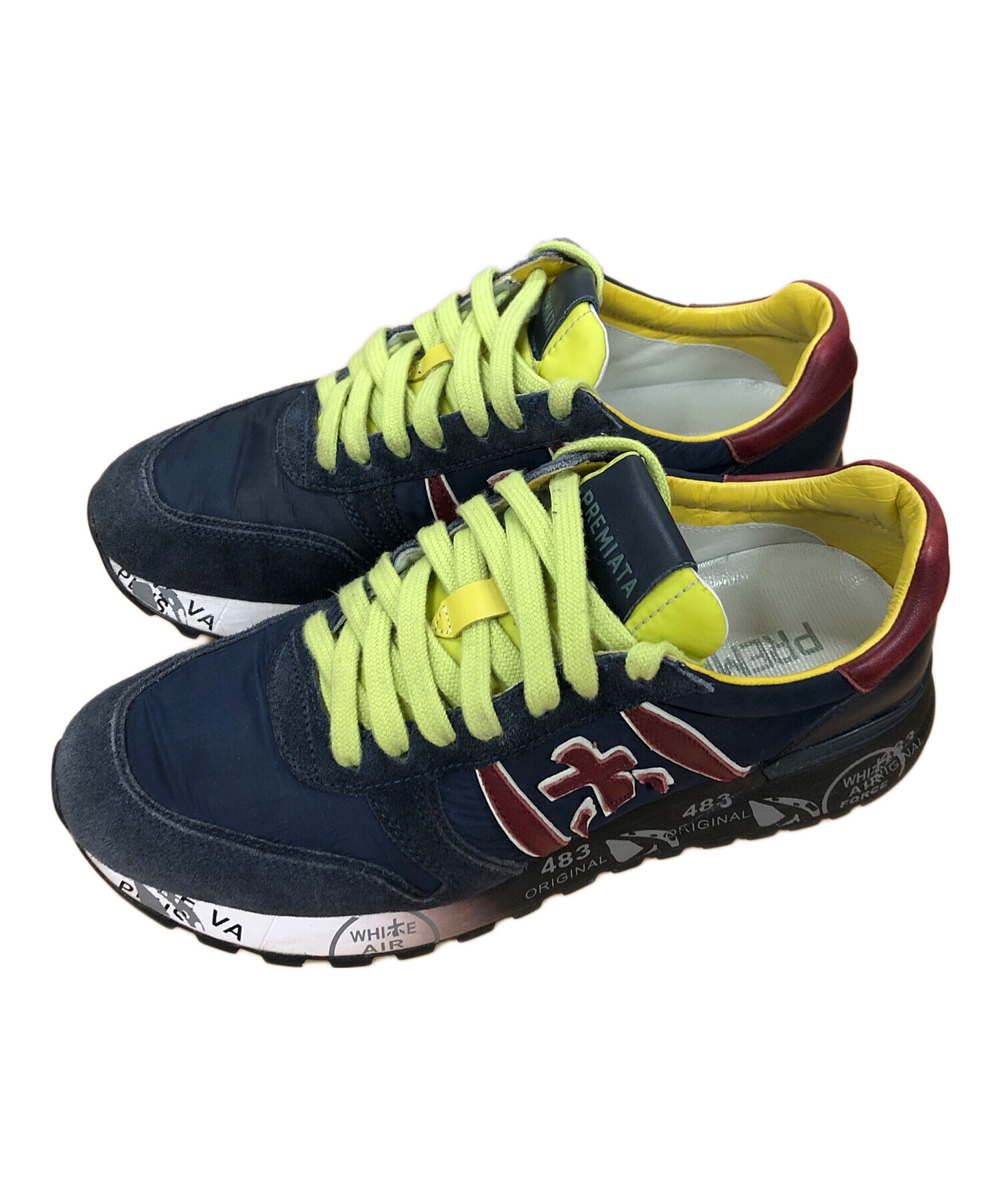 ✱新品未使用✱ PREMIATA（プレミアータ）ネイビースニーカー 40 中古・古着通販】PREMIATA (プレミアータ) ローカットスニーカー