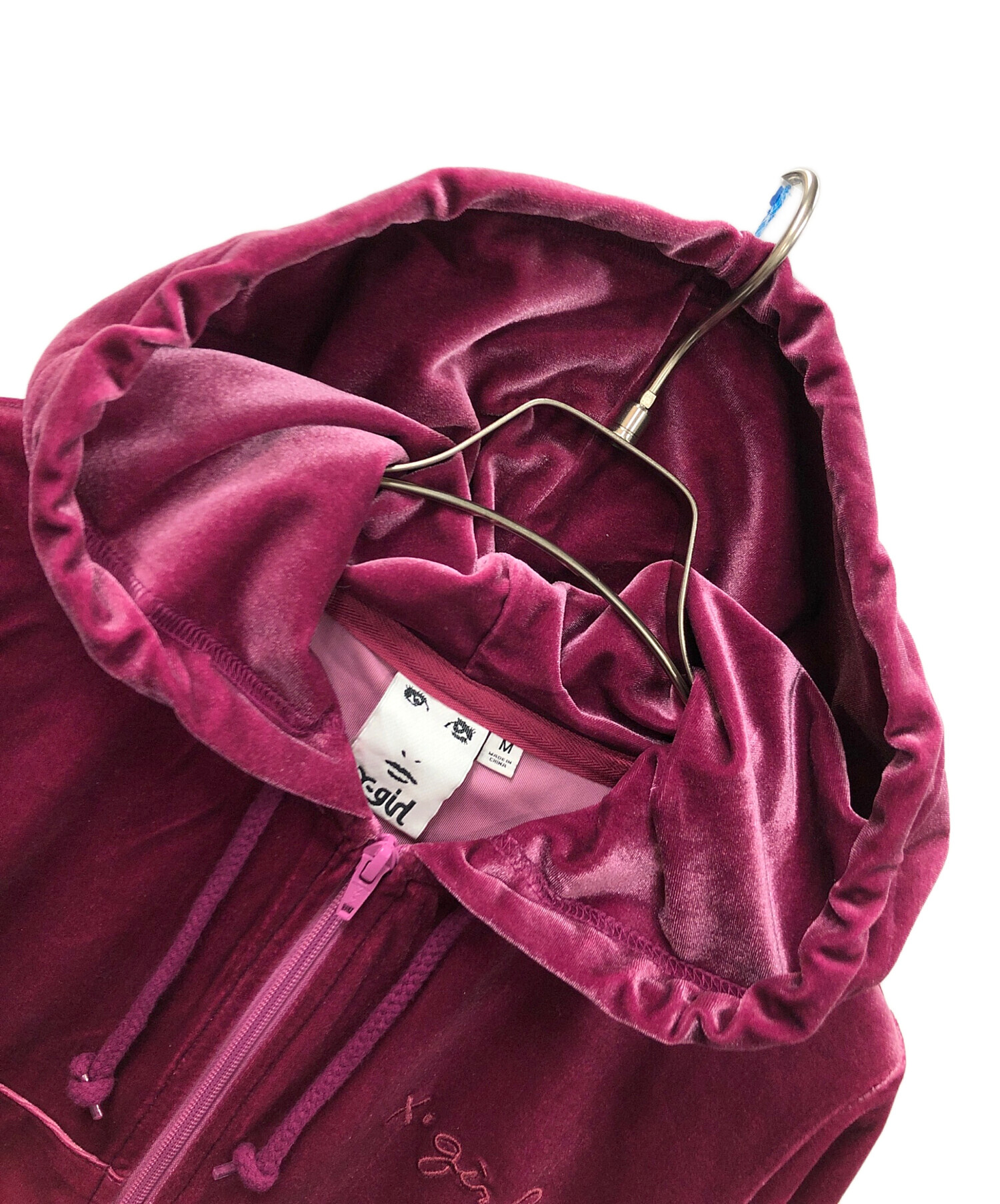 中古・古着通販】X-GIRL (エックスガール) パーカー VELOUR ZIP UP