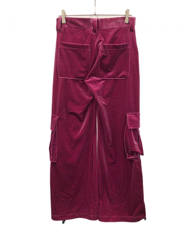 中古・古着通販】X-GIRL (エックスガール) VELOUR CARGO PANTS（ベロア 