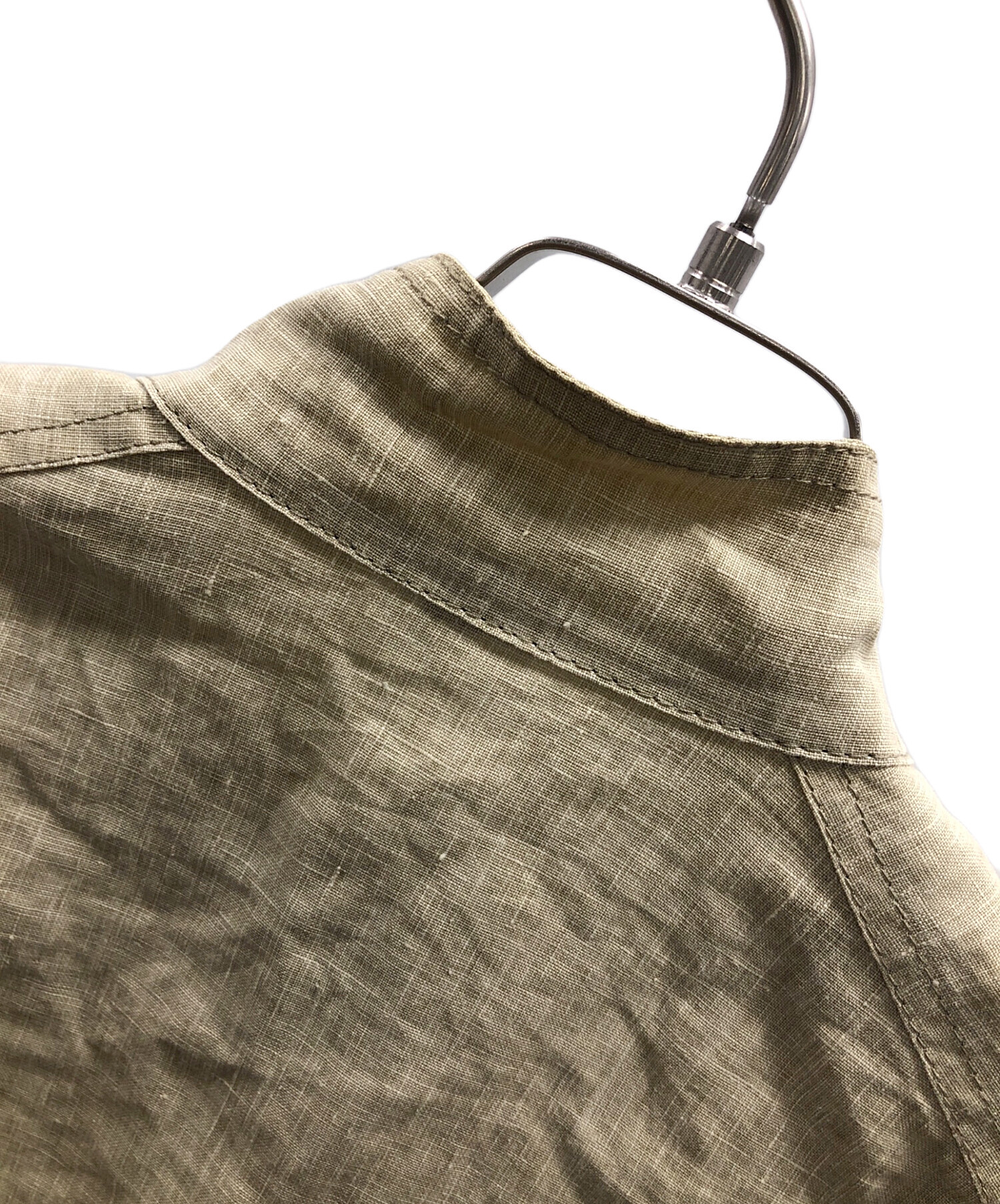 中古・古着通販】BELSTAFF (ベルスタッフ) リネンジャケット カーキ