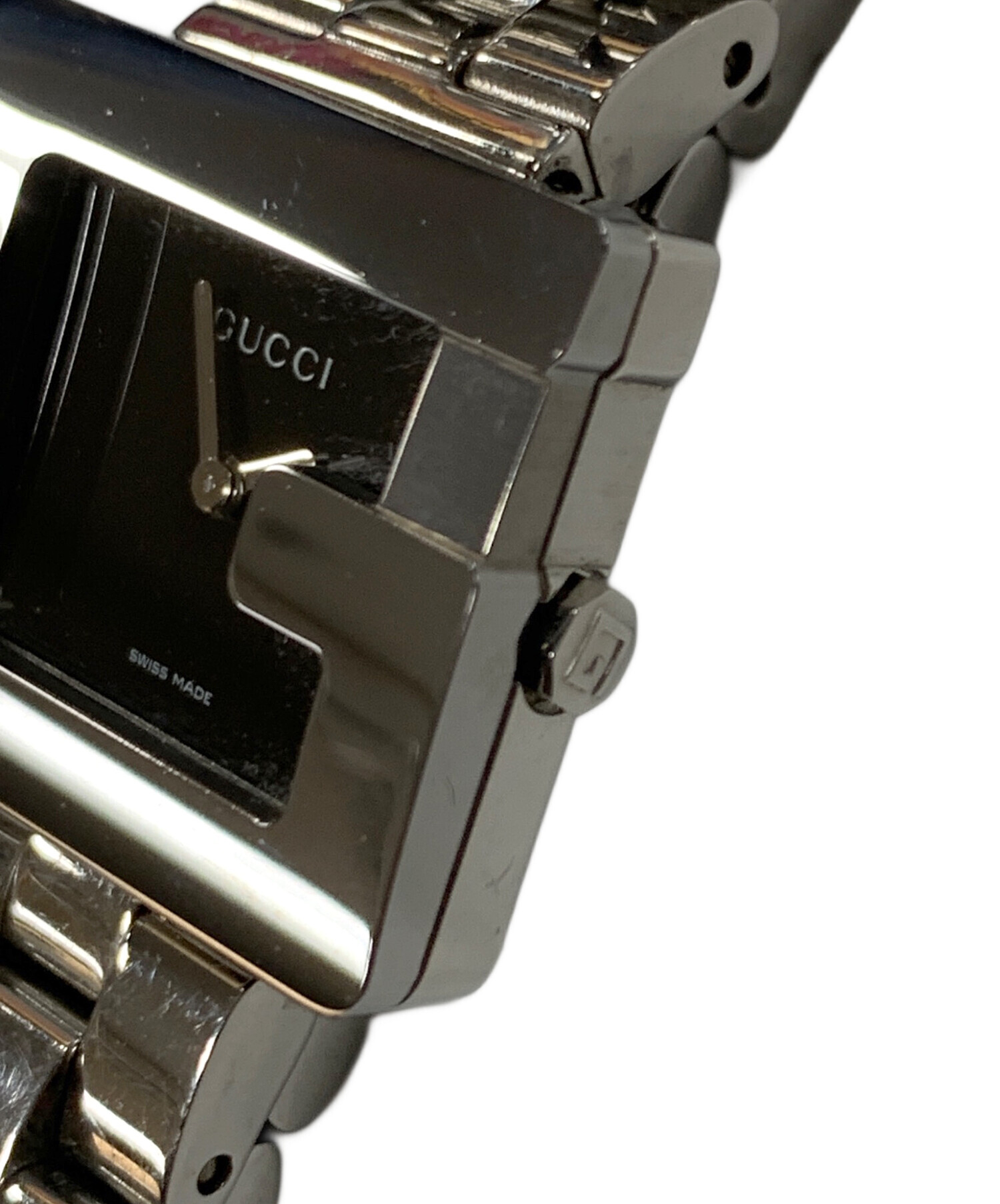 中古・古着通販】GUCCI (グッチ) 腕時計 クォーツ ブラック サイズ