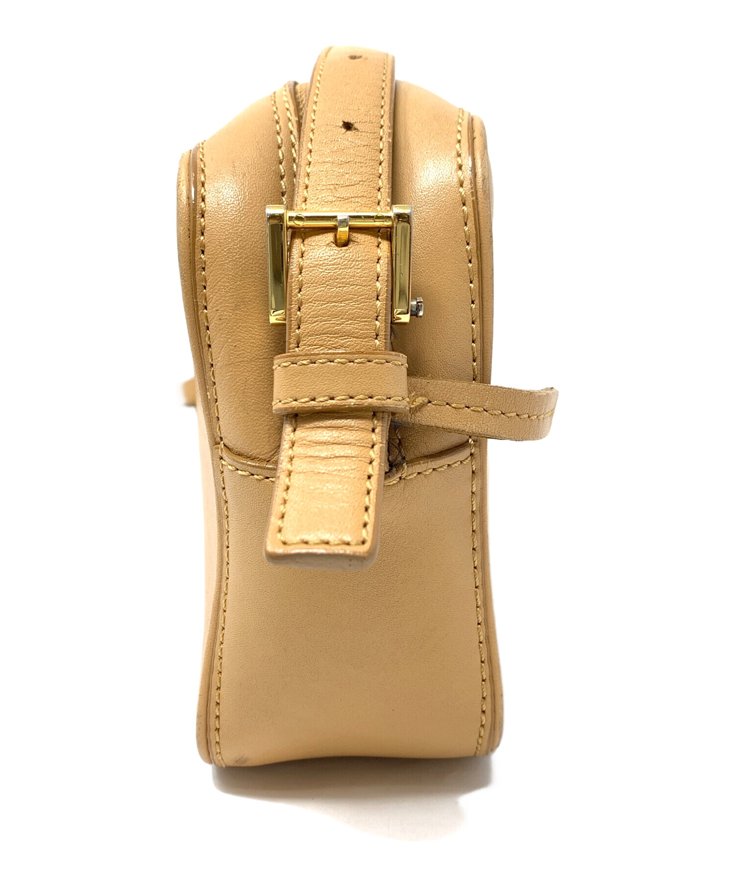 中古・古着通販】BURBERRY (バーバリー) レザーショルダーバッグ 