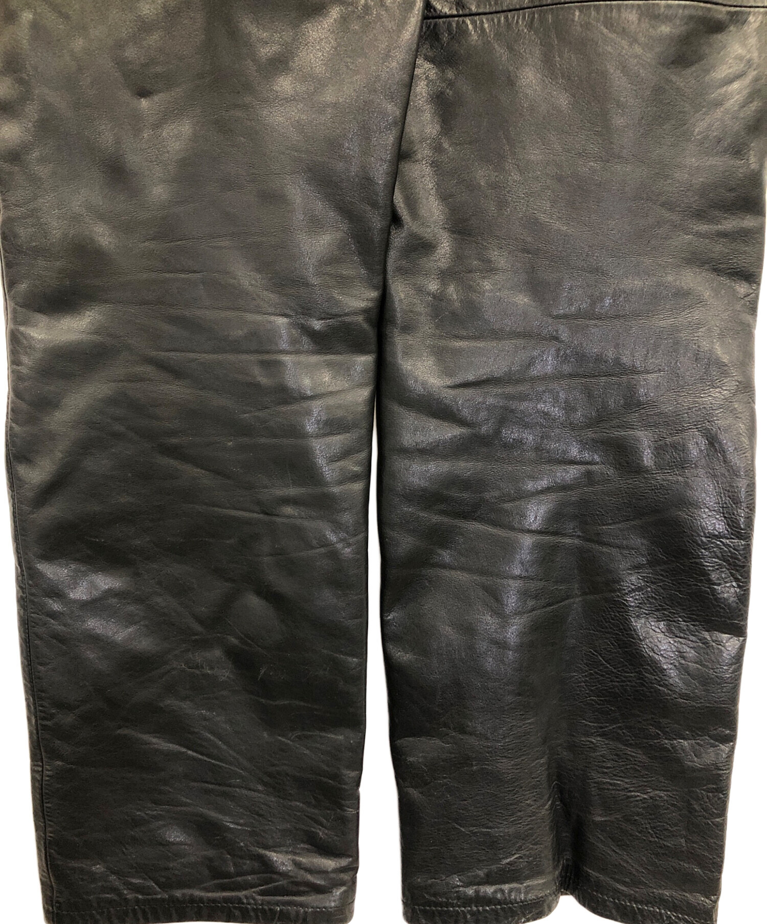 中古・古着通販】BIGLIDUE (ビリドゥーエ) ホースレザーパンツ