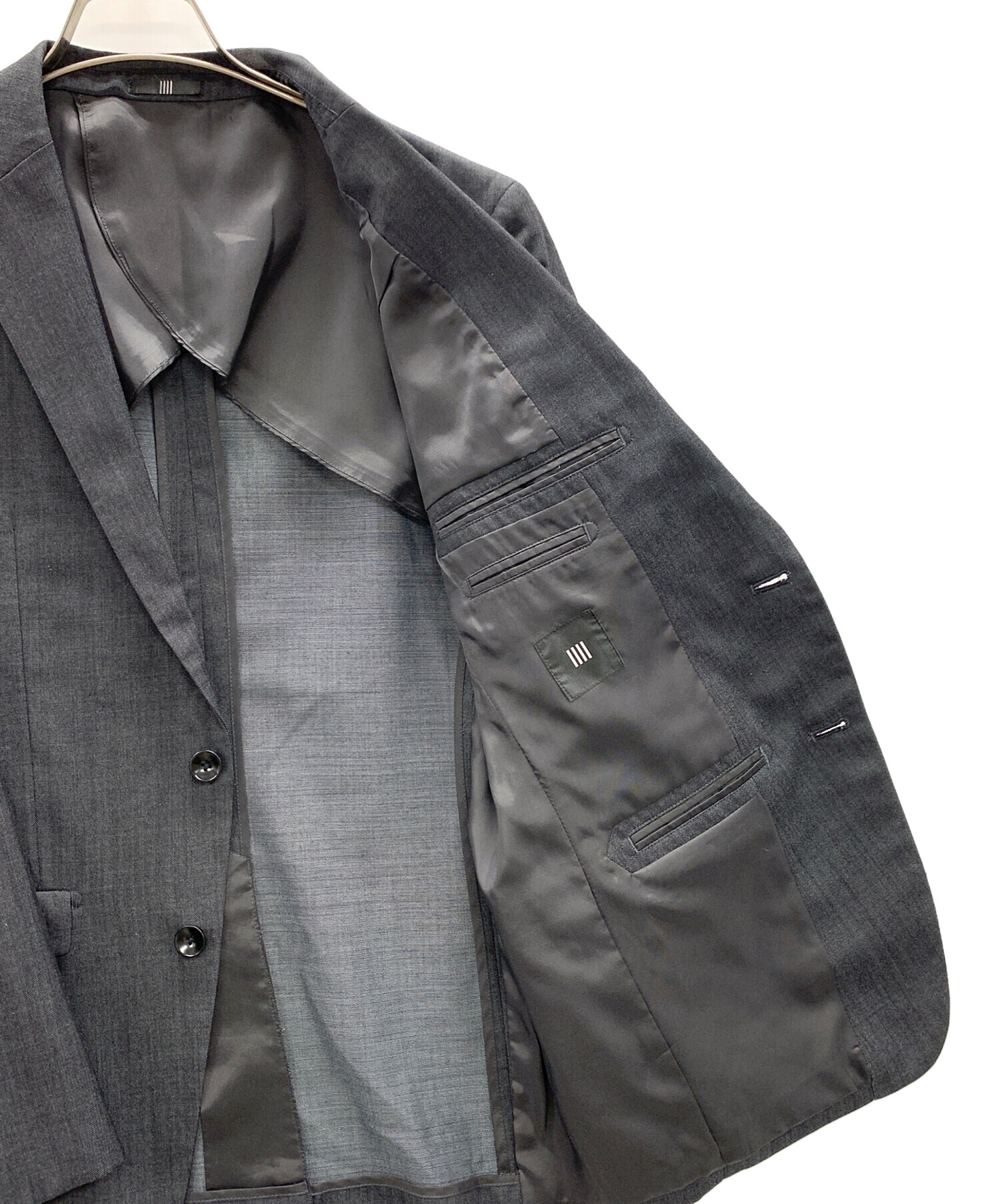 Suit select スーツセレクト テーラードジャケット ポリエステル/レーヨン メンズ【古着】【中古】 中古・古着通販】SUIT SELECT (スーツセレクト) セットアップスーツ