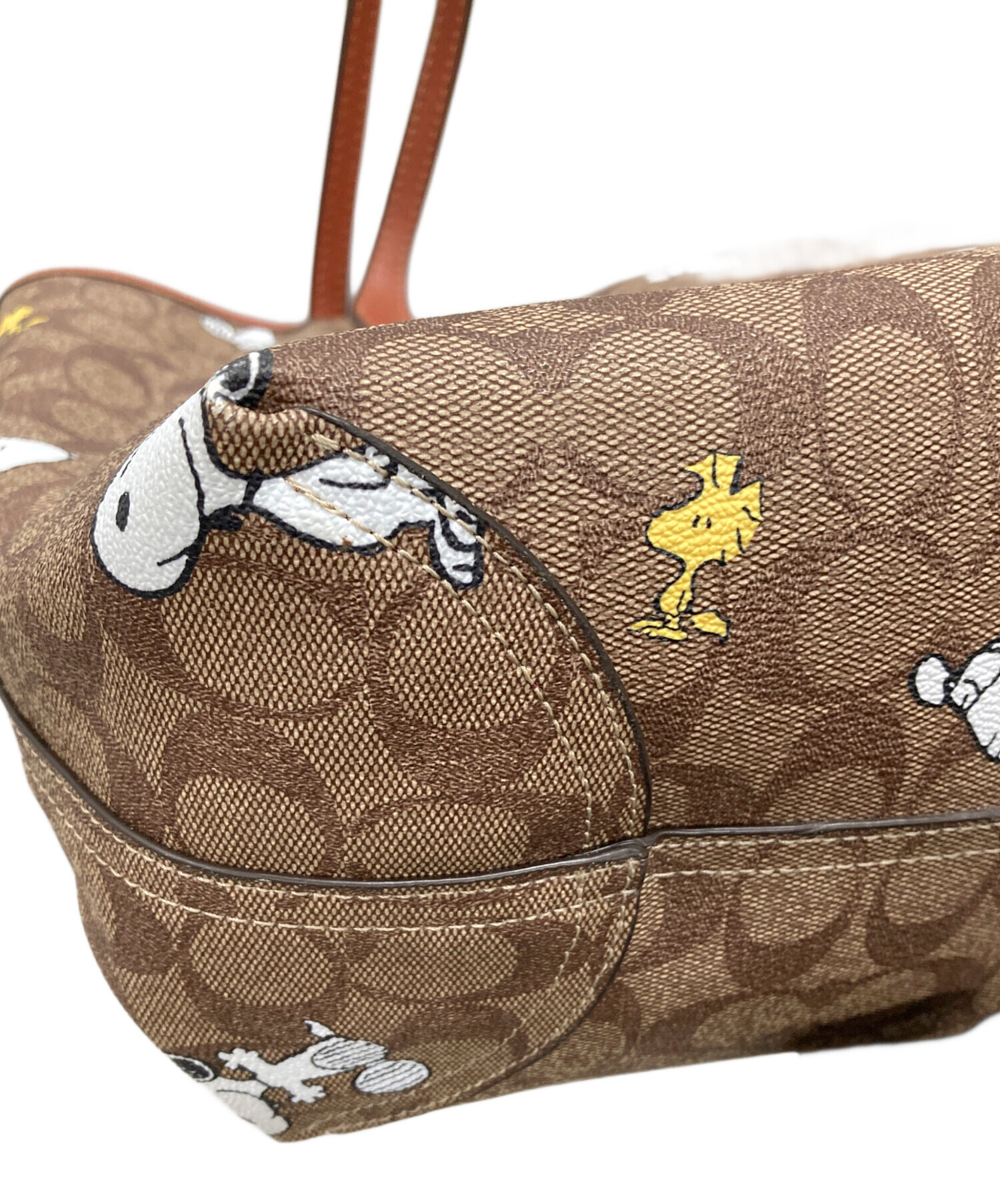 中古・古着通販】COACH (コーチ) PEANUTS (ピーナッツ) トートバッグ