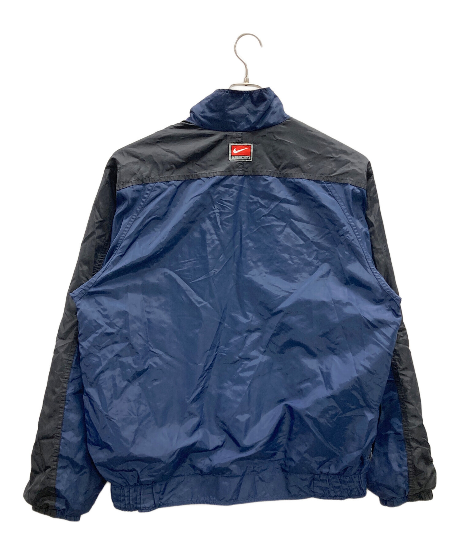 中古・古着通販】NIKE (ナイキ) ナイロンジャケット ネイビー×ブラック