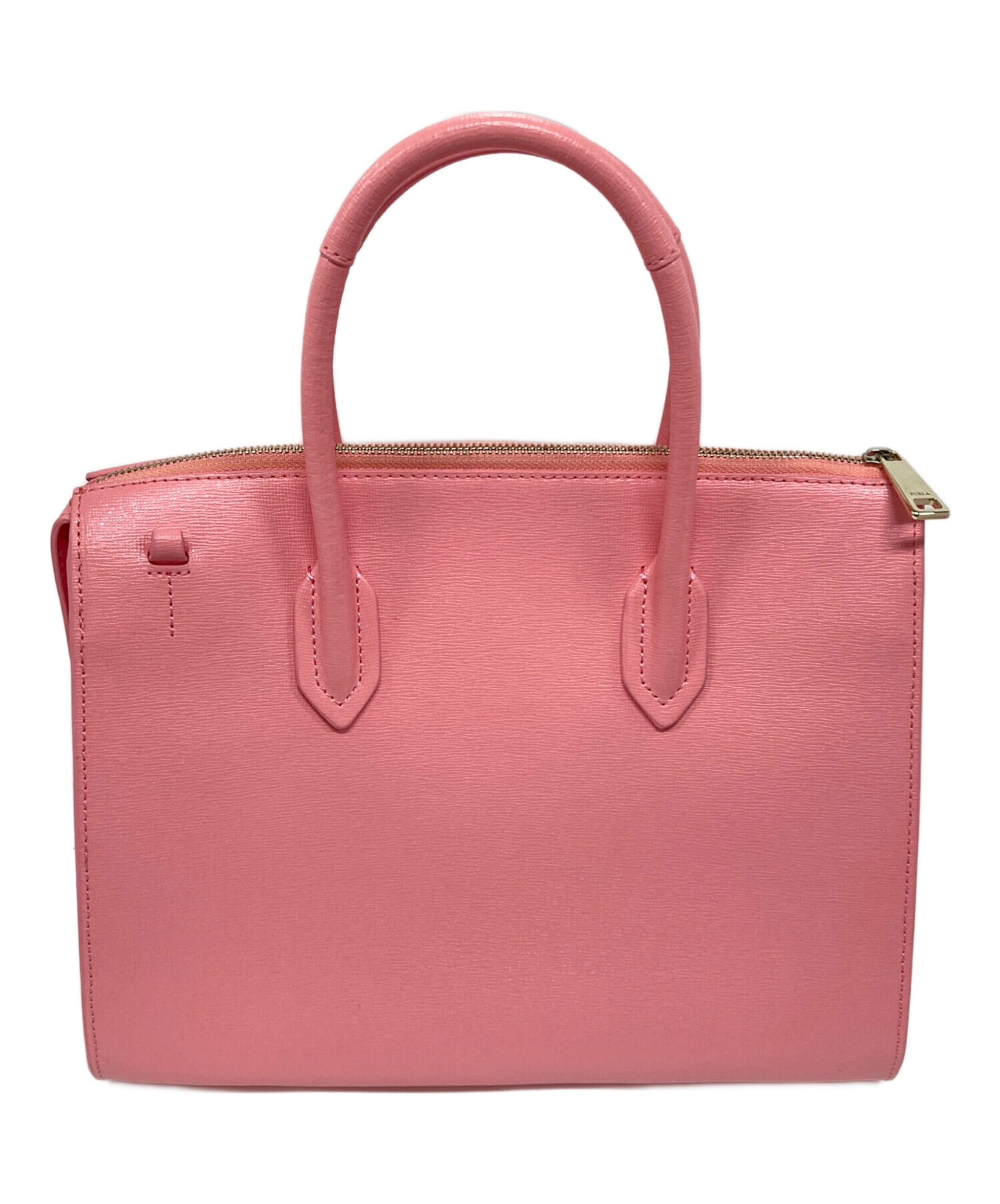 FURLA フルラ　ハンドバッグ　バックル　ピンク フルラ FURLA ハンドバッグ ショルダーバッグ クラシック ピンク