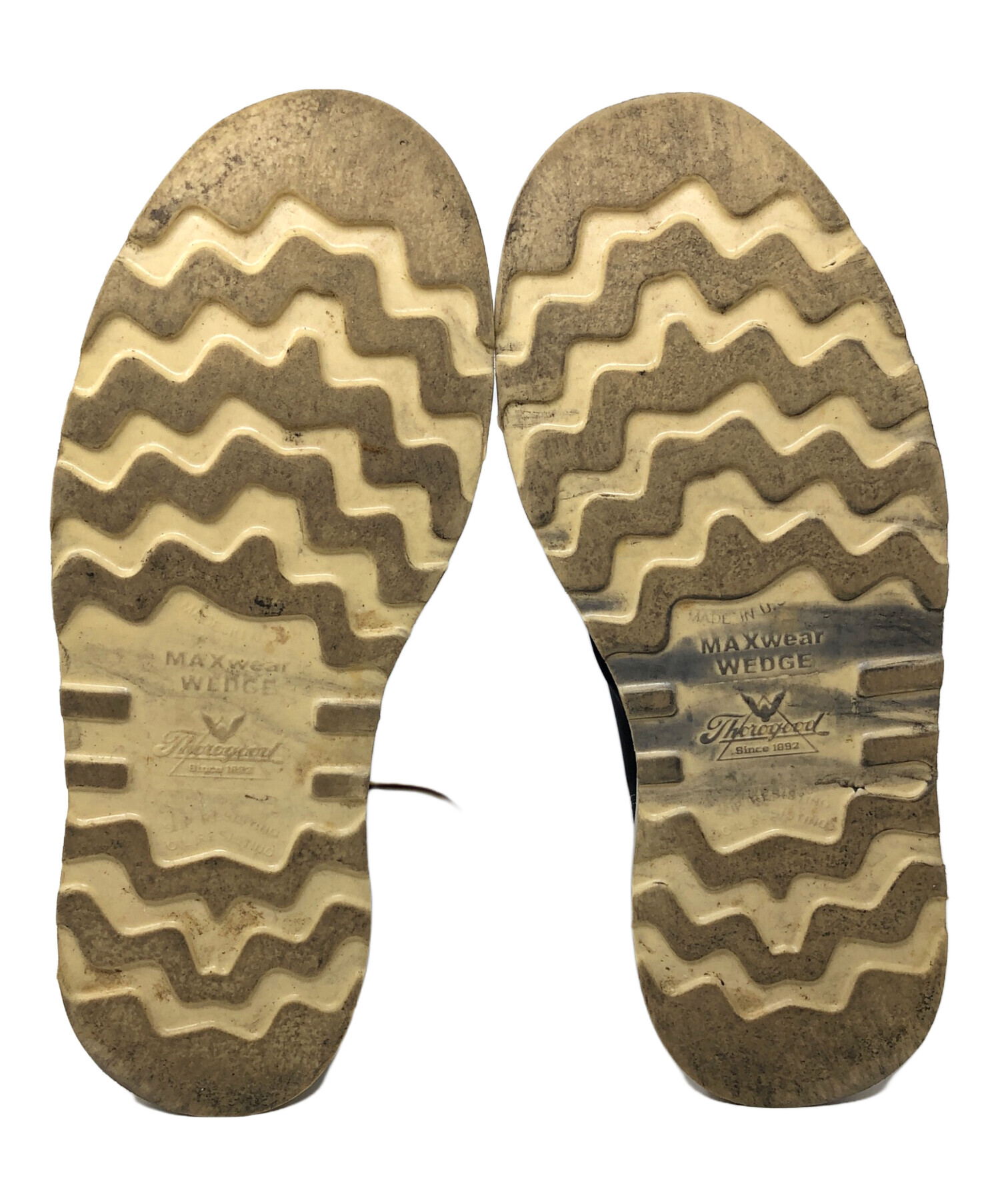 中古・古着通販】THOROGOOD (ソログッド) レースアップブーツ ブラック