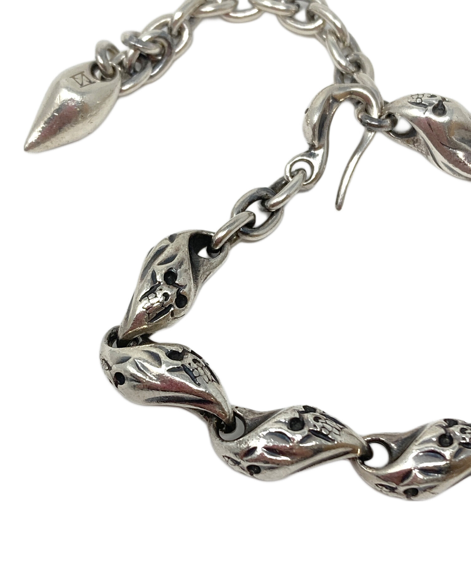 希少　ビンテージ　40's starring ブレスレット 1940s スウィートハートジュエリー 勿忘草 ビンテージブレスレット