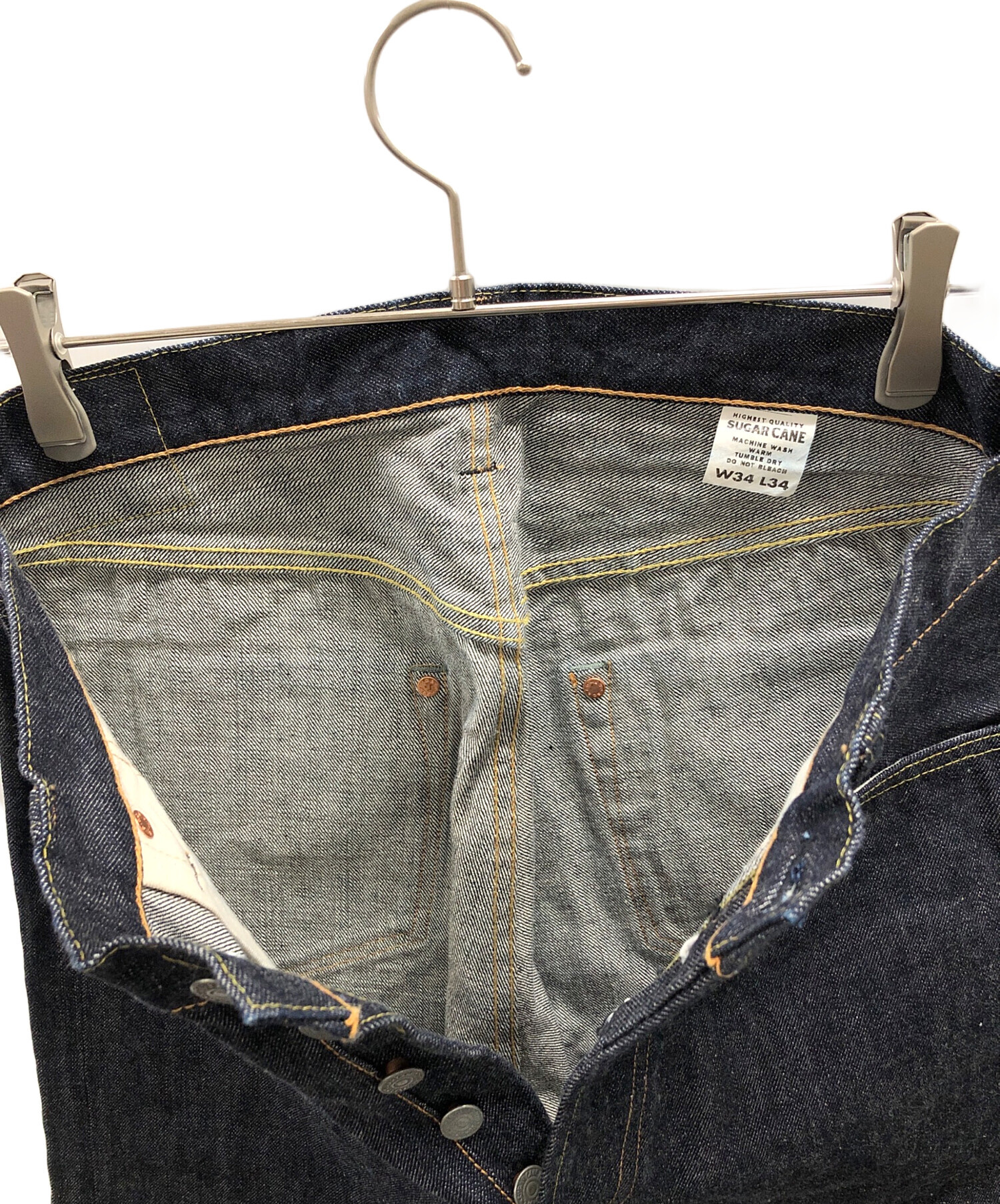 中古・古着通販】SUGAR CANE (シュガーケーン) セルビッチデニムパンツ 