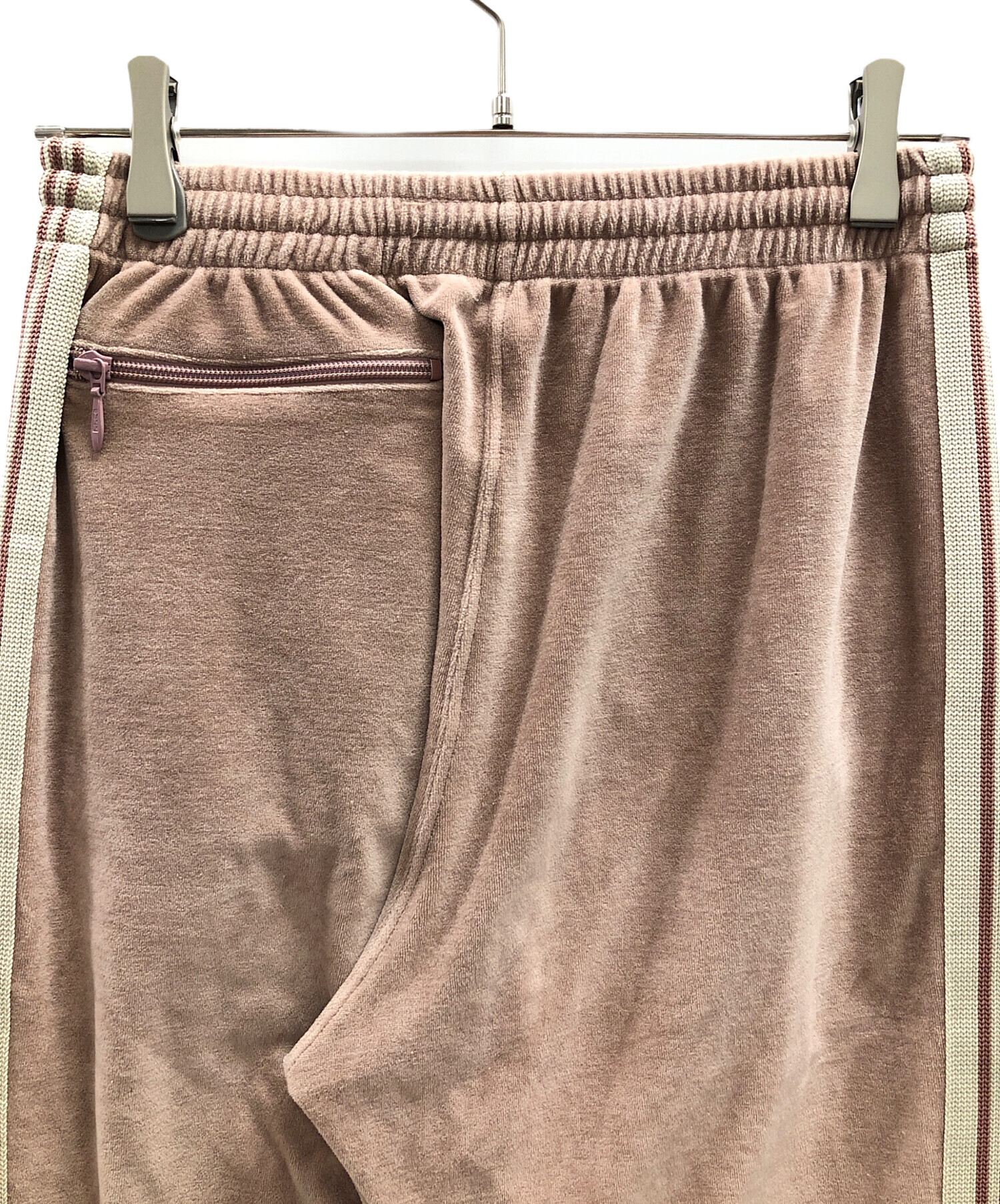 サイズ変更可能　L ナロー　ベージュ　needles トラックパンツ サイズ変更可能 L ナロー ベージュ needles トラックパンツ サイズ変更