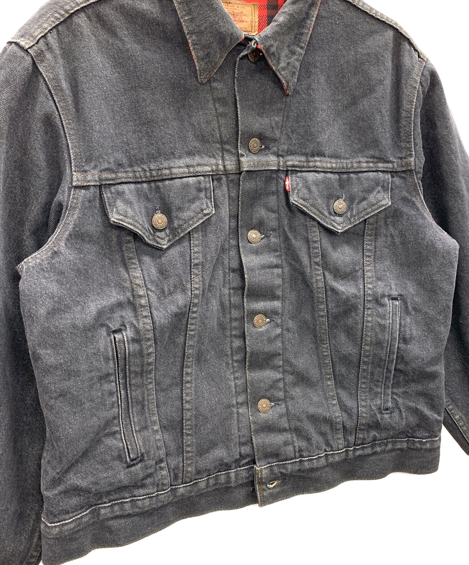 中古・古着通販】LEVI'S (リーバイス) ネルチェックライナー デニム