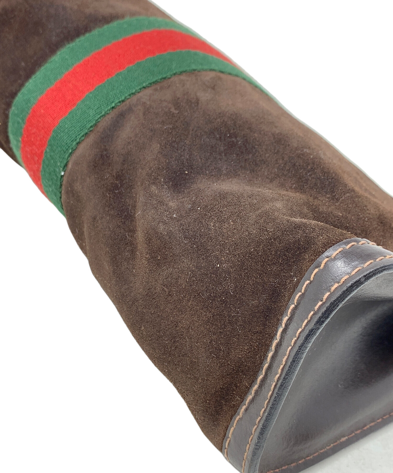 希少　オールドグッチ　クラッチバッグ　シェリーライン　スエード 希少 GUCCI シェリーライン スエード クラッチバッグ オールドグッチ