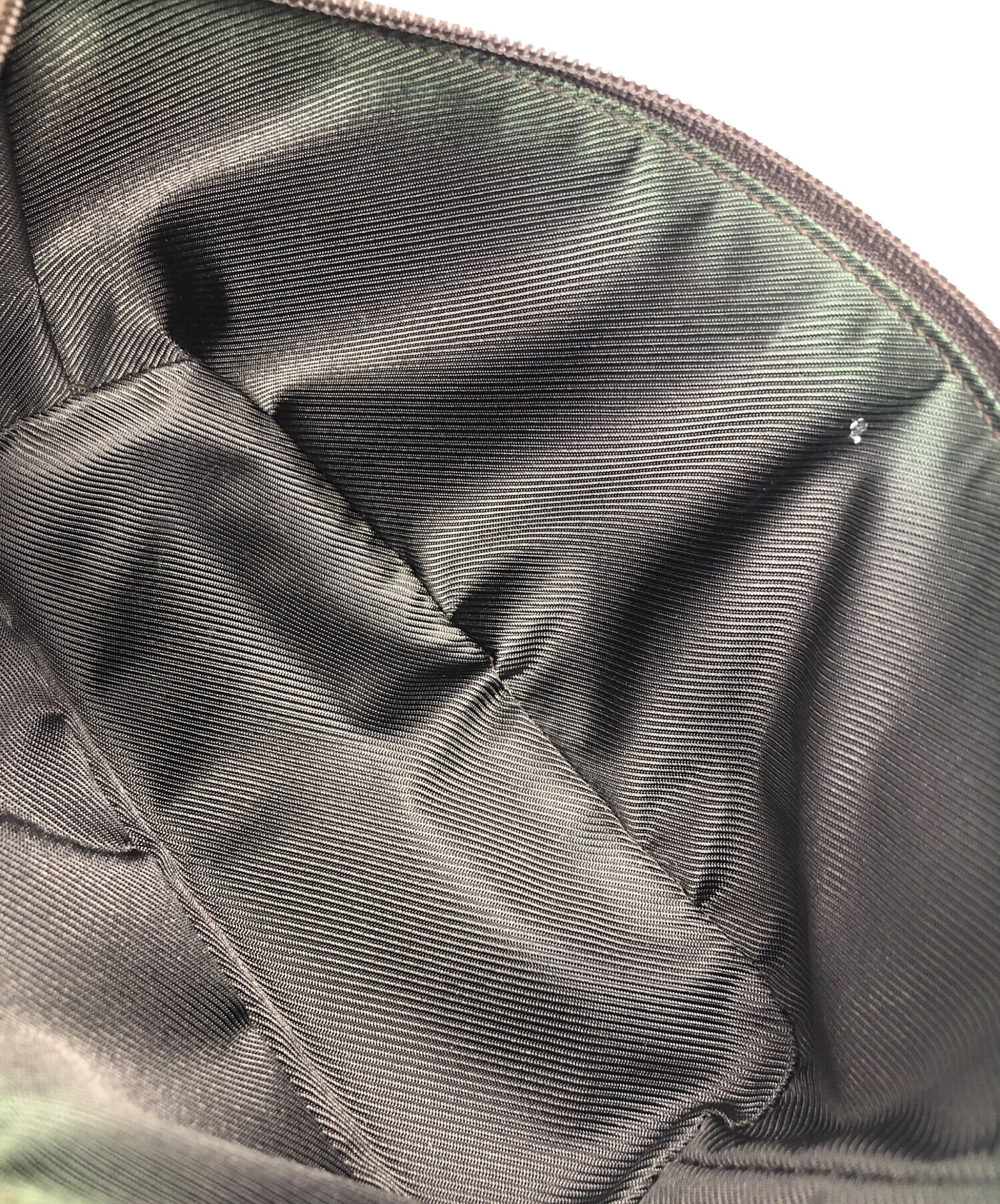 中古・古着通販】GUCCI (グッチ) アクセサリーポーチ GG ブラウン
