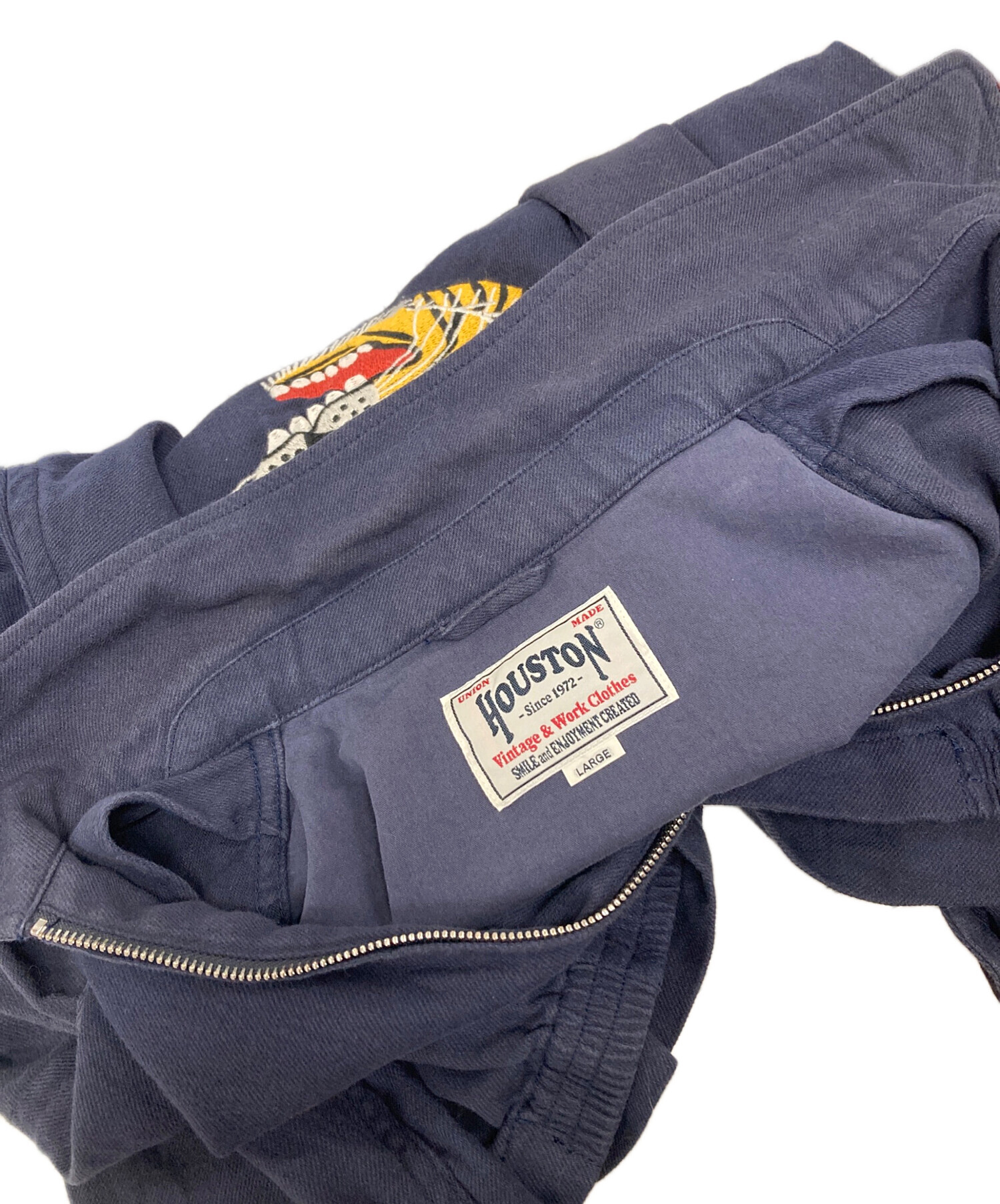 中古・古着通販】HOUSTON (ヒューストン) ベトナムジャケット 刺繍ロゴ